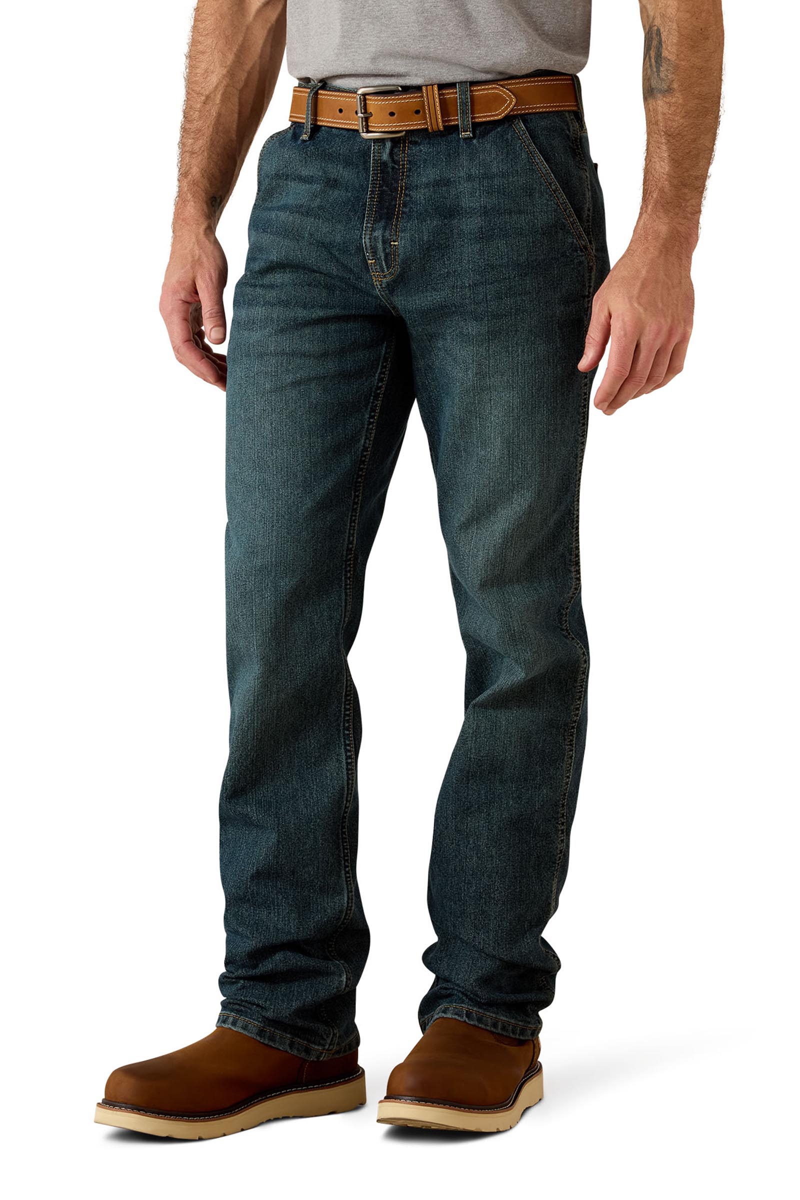 Ariat Rebar M7 Slim DuraStretch Workhorse Herren Workhorse-Jeans mit geradem Bein