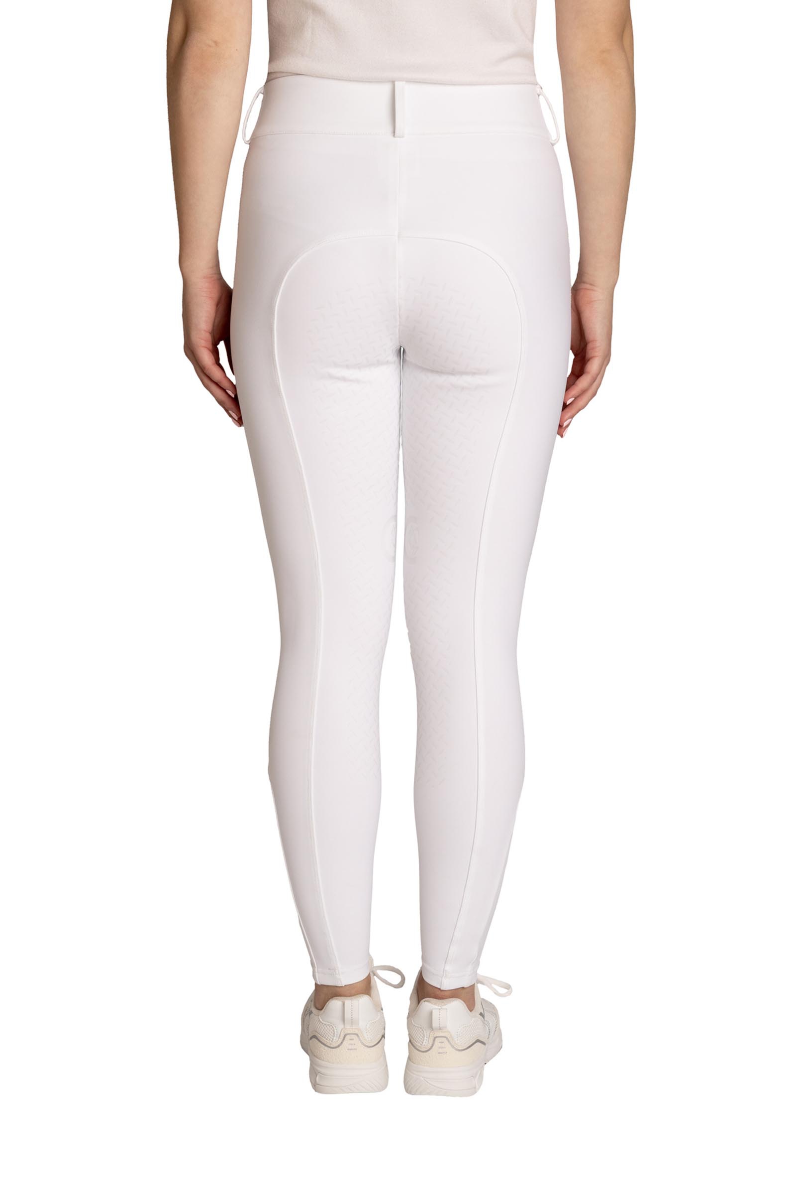 White Kentucky Horsewear Miami Damen-Reithose mit Vollbesatz  