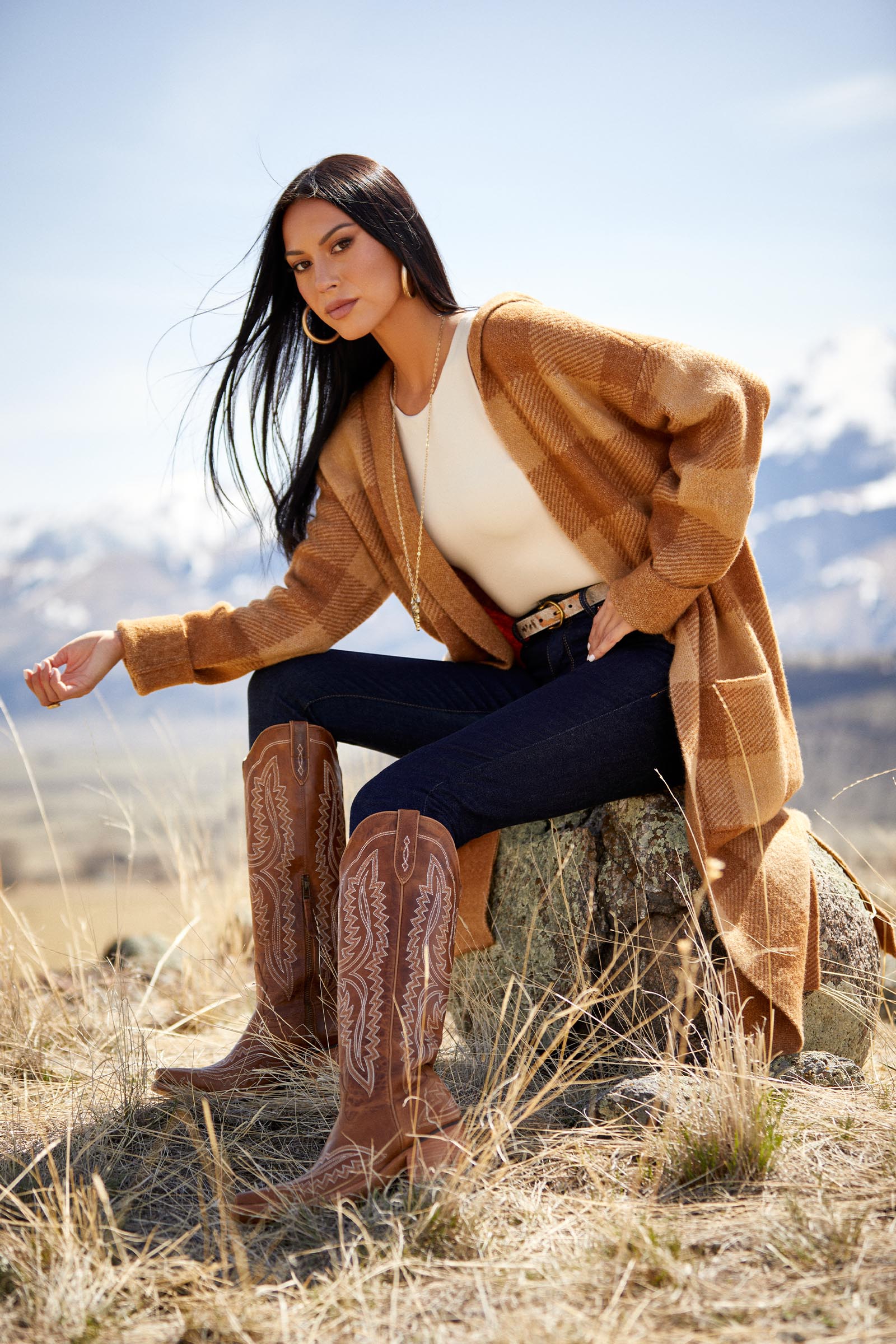 Ariat Casanova Damen Westernstiefel mit X-Zehenform