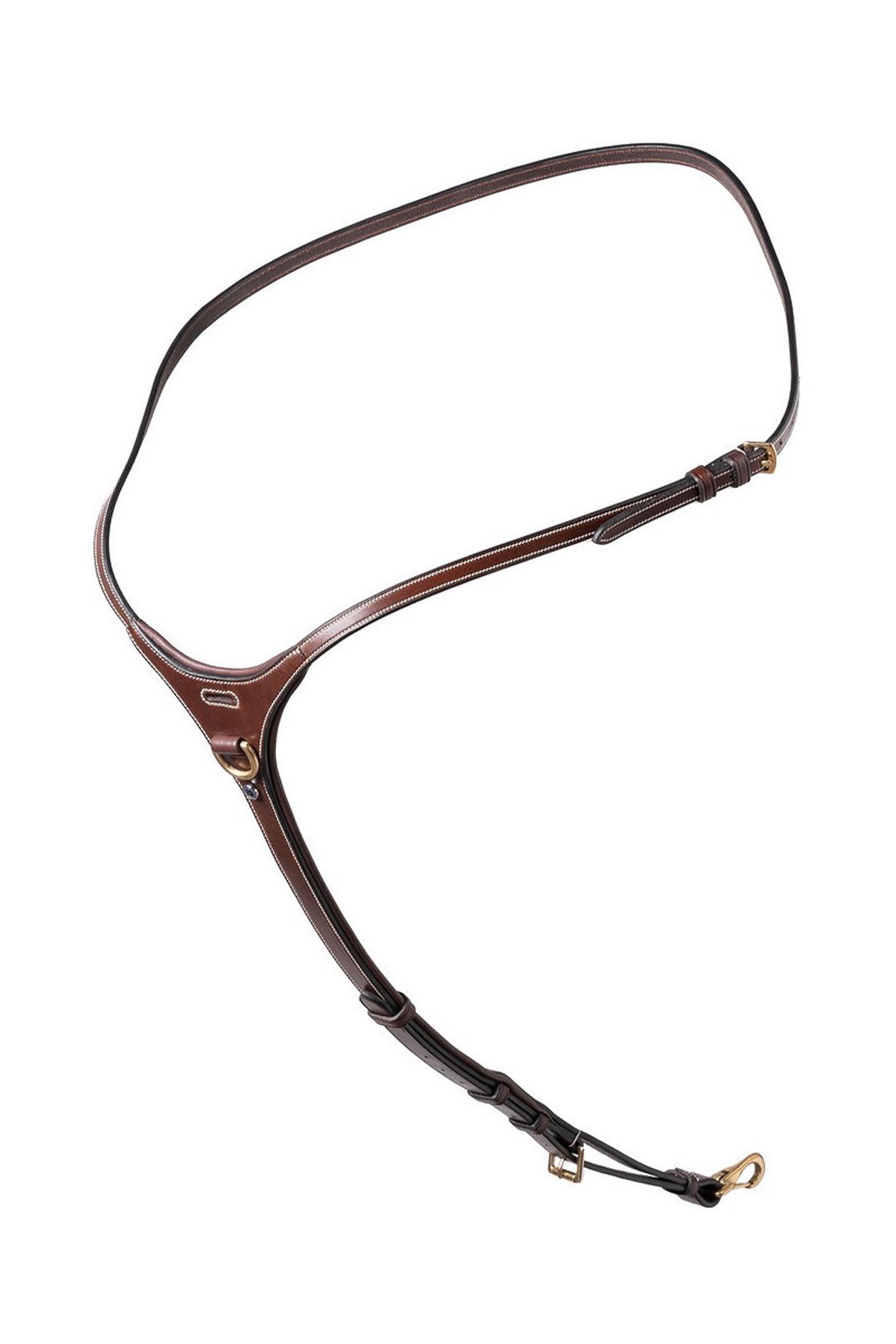 Brown/Gold Trust Equestrian Verona Yoke Breastplate