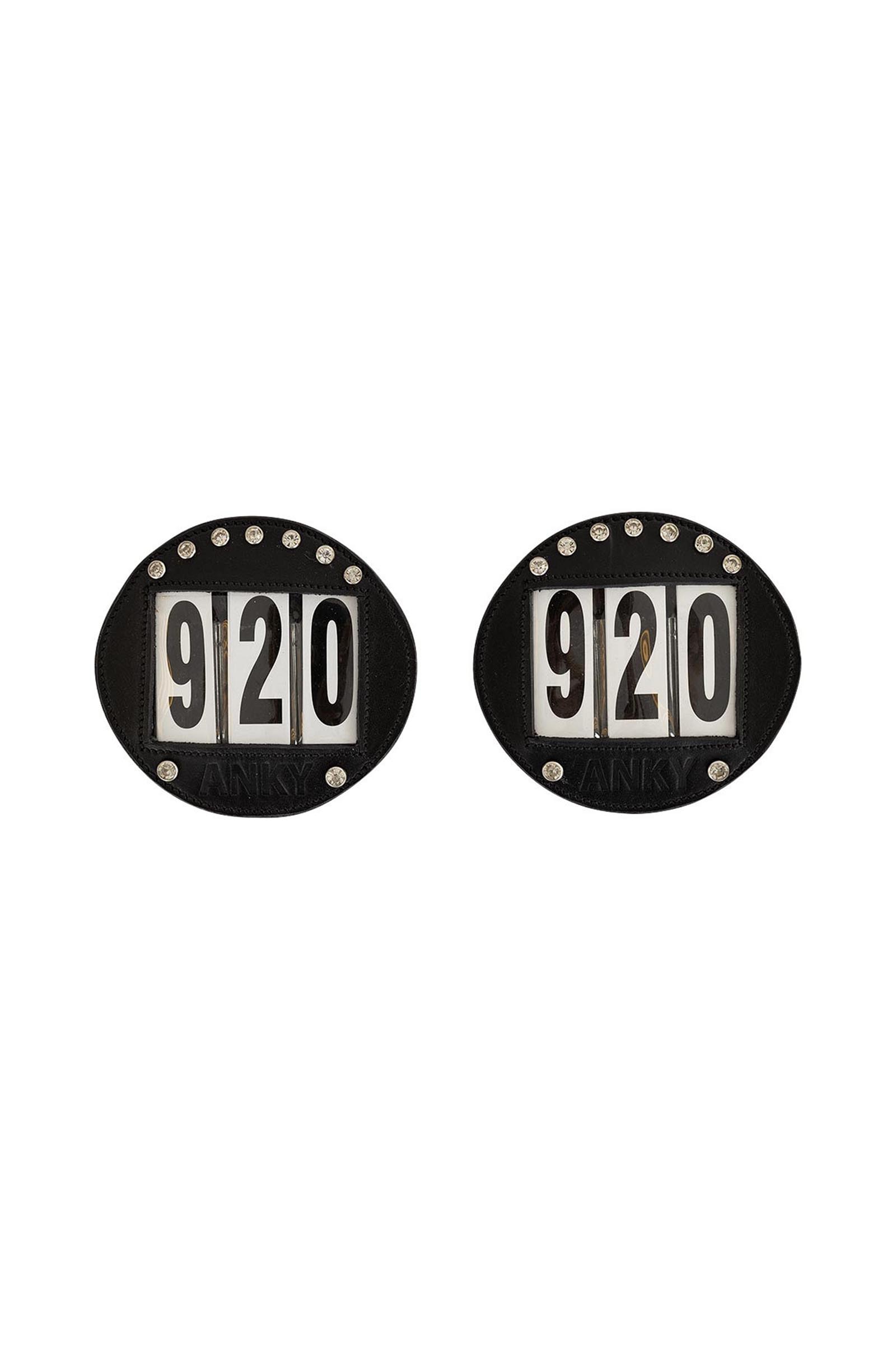 Black ANKY Competition Startnummernhalter (Paar)