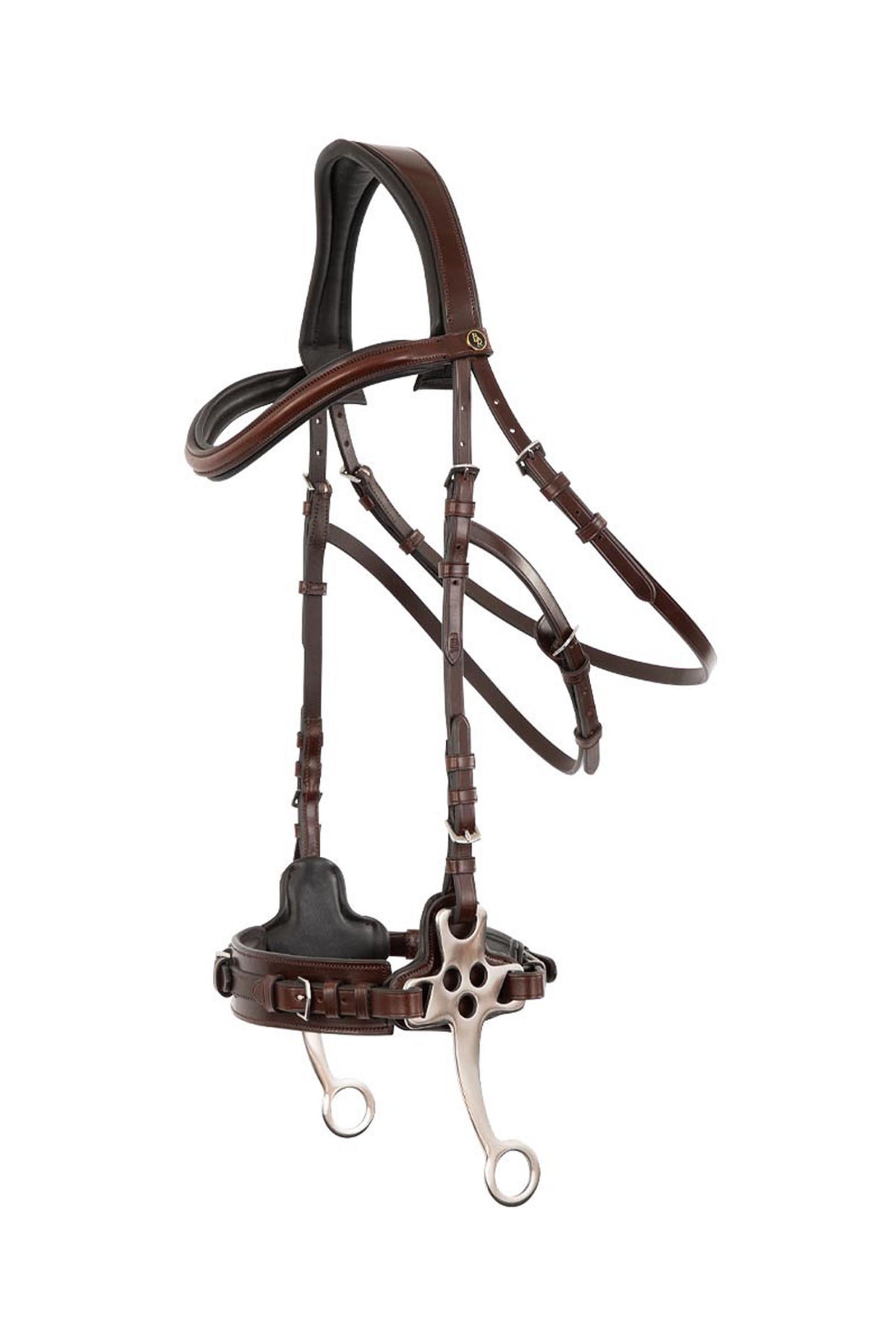 Oak/Silver BR Lydney anatomisches Hackamore