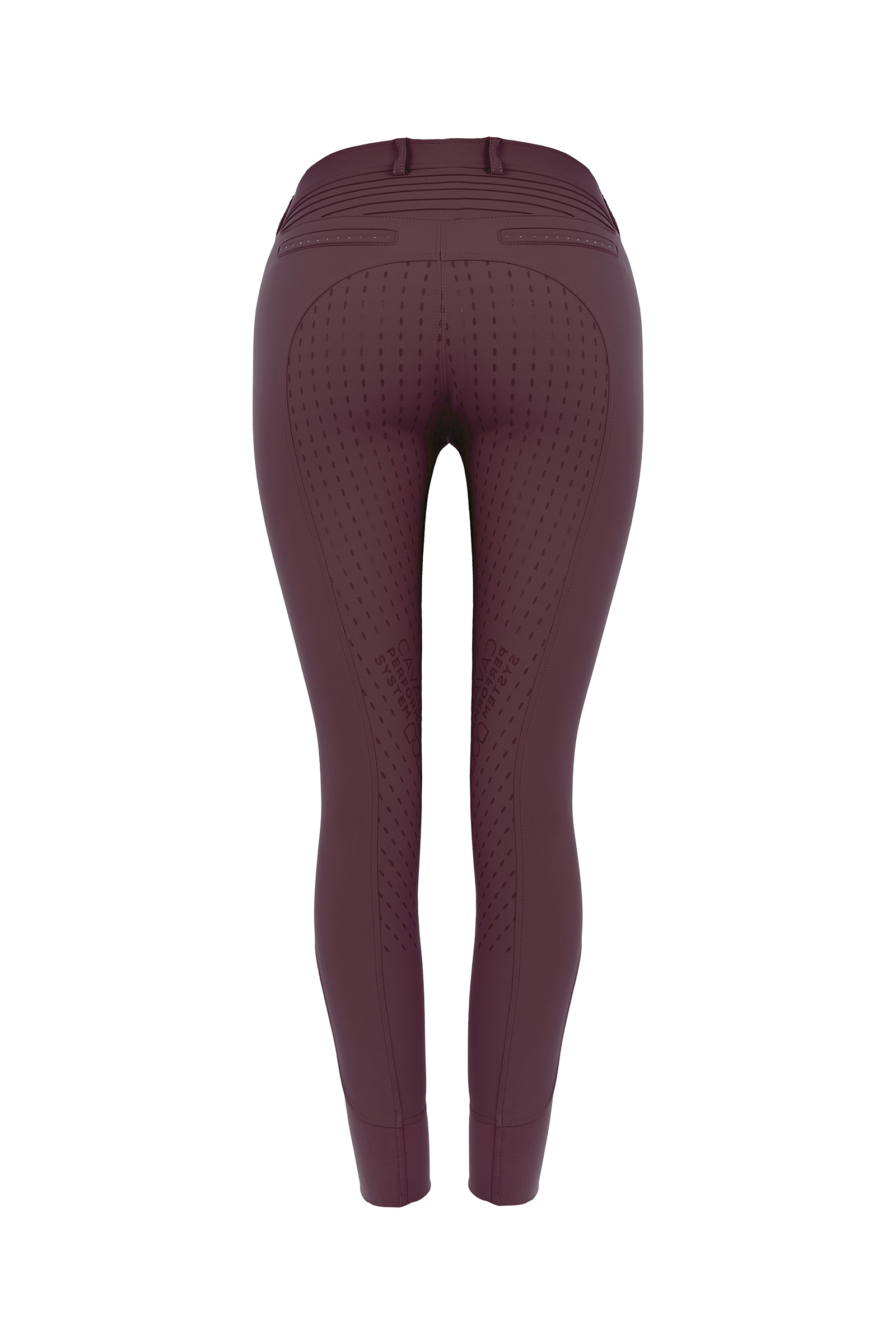 Wine Red Cavallo CavalCalima Grip Reithose mit Vollbesatz f&uuml;r Damen