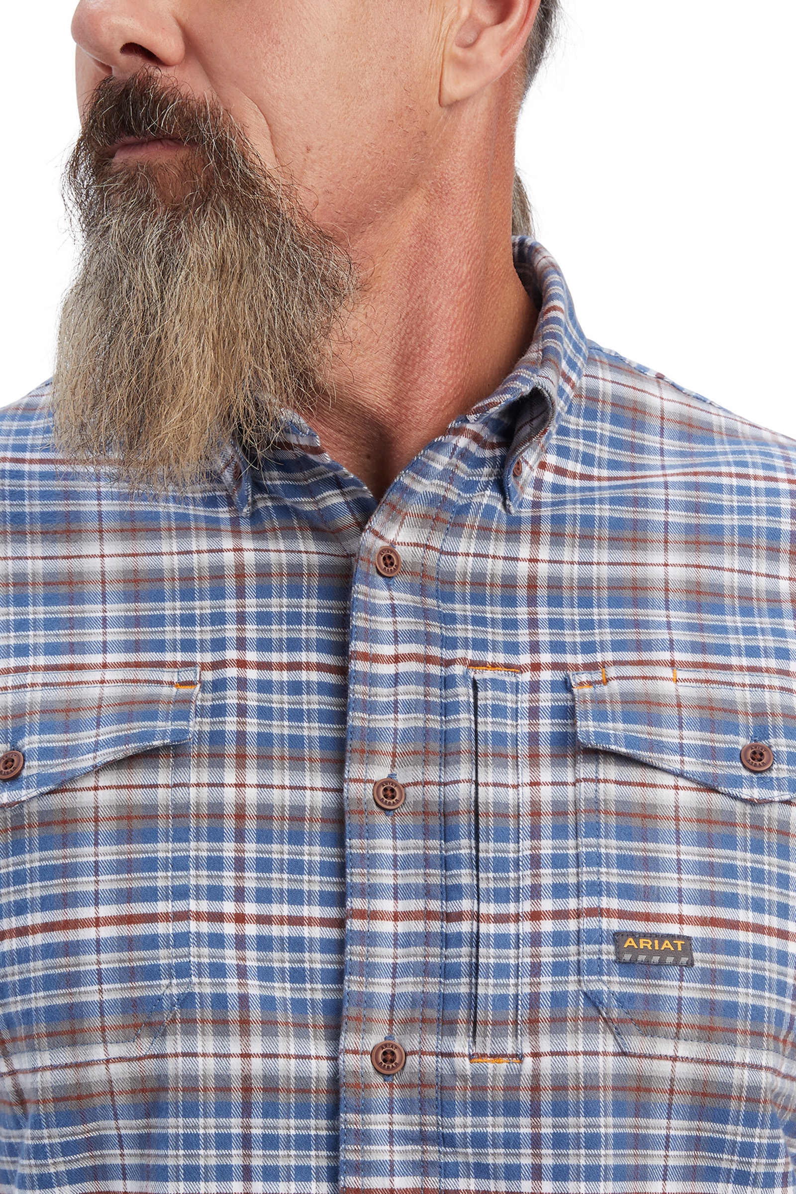 Ariat Rebar Flannel DuraStretch Herren Arbeitshemd