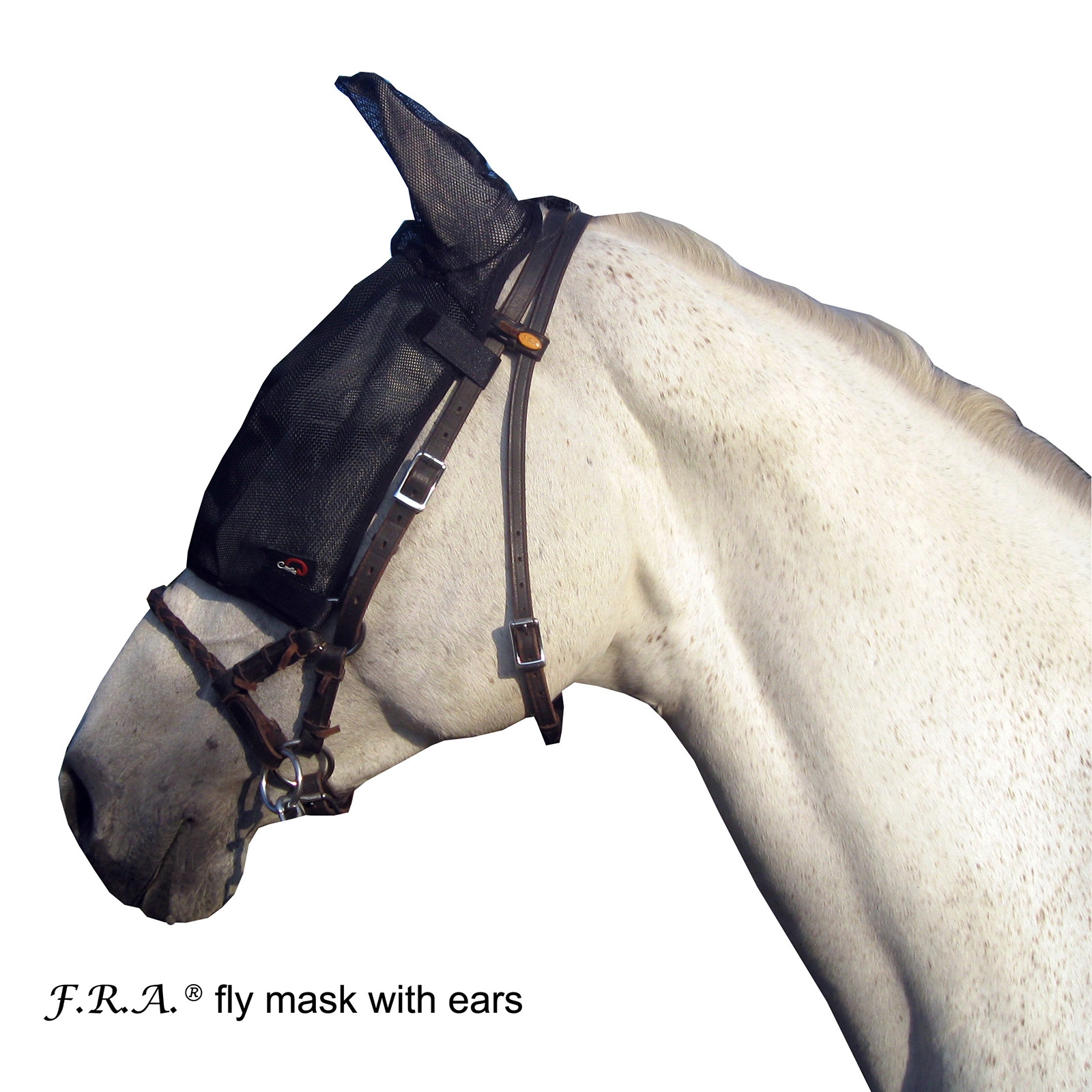 F.R.A. Freedom Riding Articles Cavallo Fliegenmaske mit Ohren