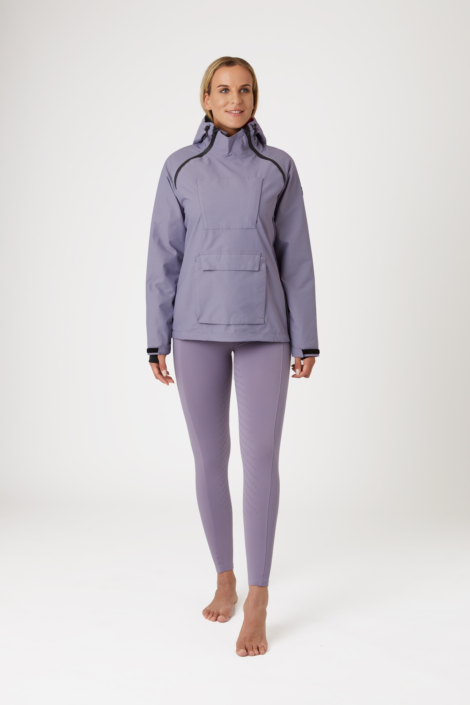 Horze Ayla Damen Regenjacke mit Reißverschlüssen