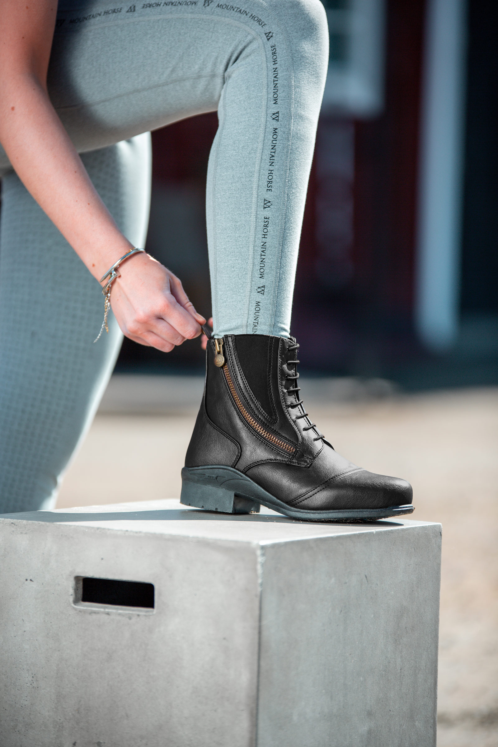 Mountain Horse Veganza Reitstiefelette mit seitlichem Reißverschluss