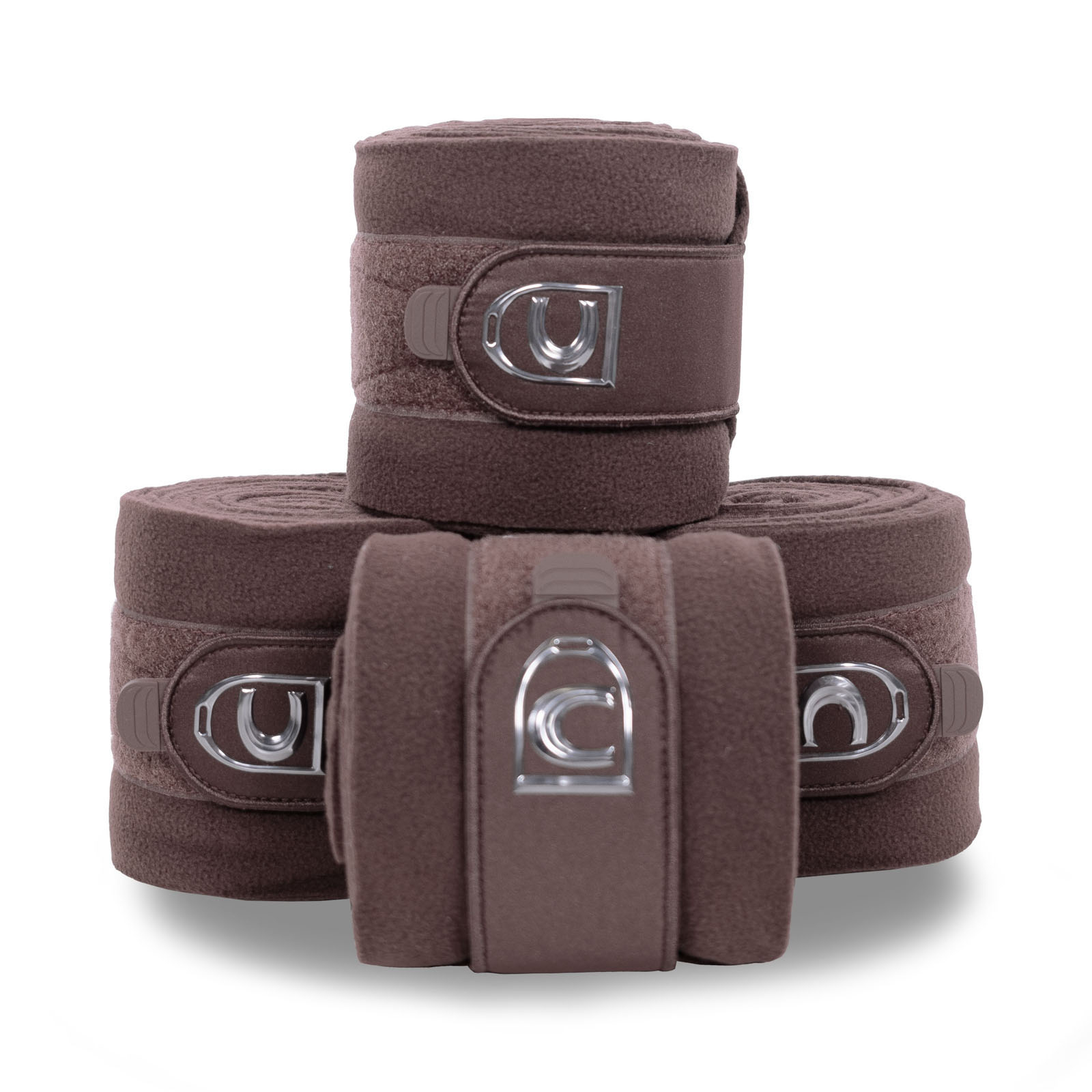 Nougat Brown Cavallo CAVALHIVA Fleece Bandagen