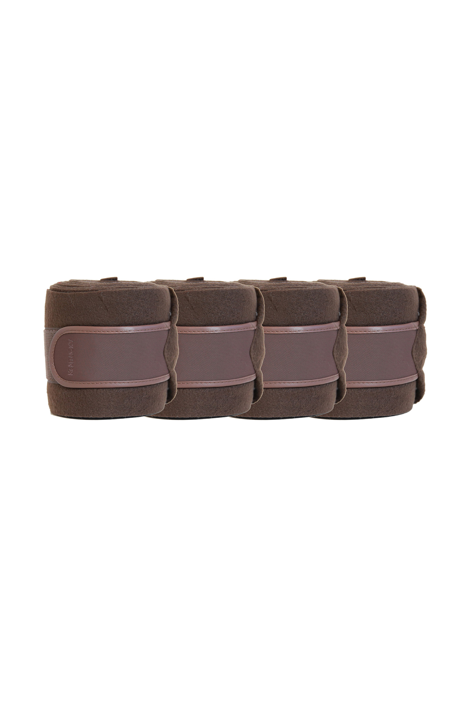 Brown Kentucky Horsewear Polar Fleece Bandagen