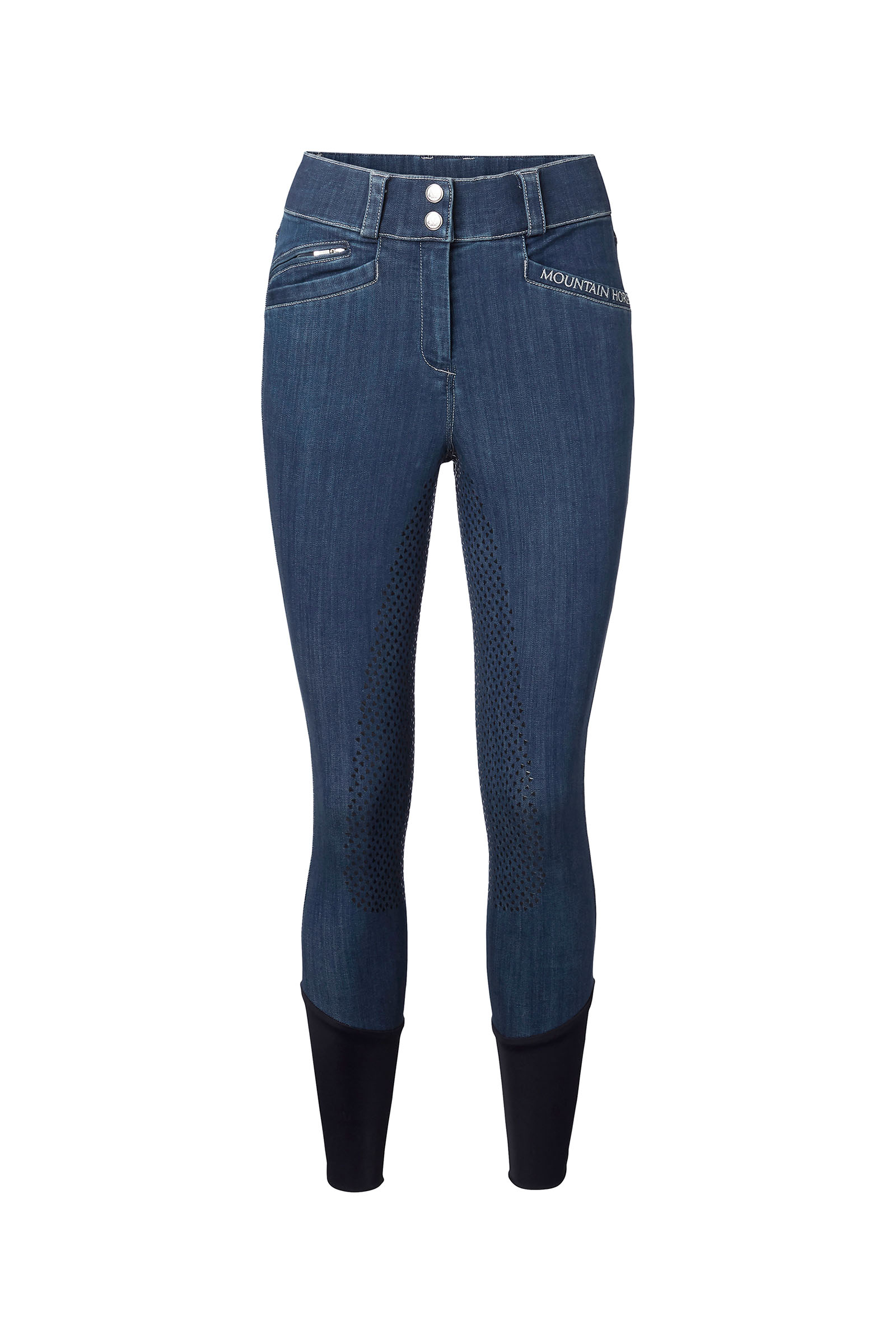 Mountain Horse Dream Damen Denimreithose mit Vollbesatz