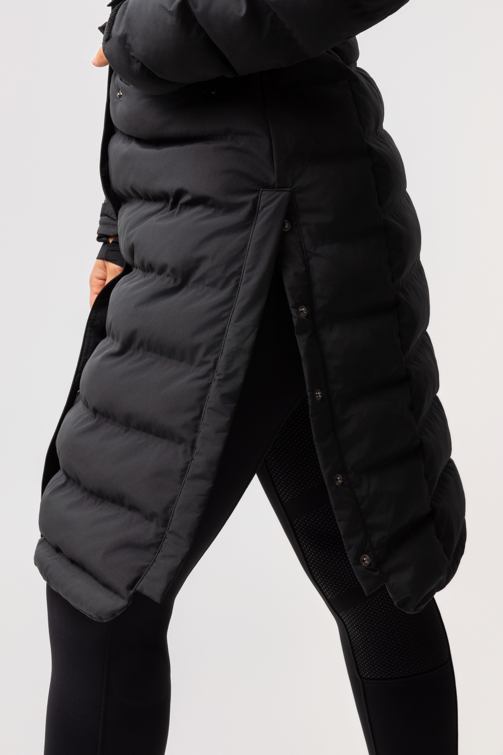 B Vertigo Celeste Damen wasserdichte Parka Reitjacke