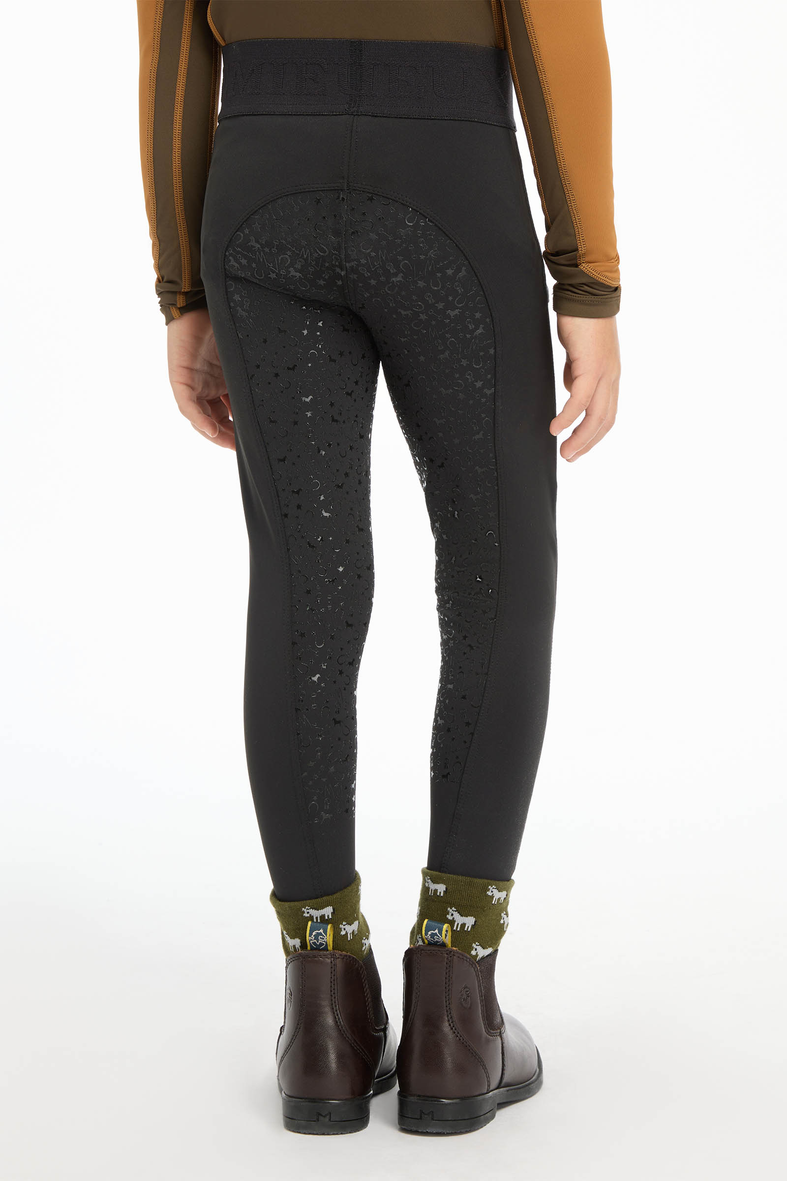 Black LeMieux Mini Pull On Kinder Reithose