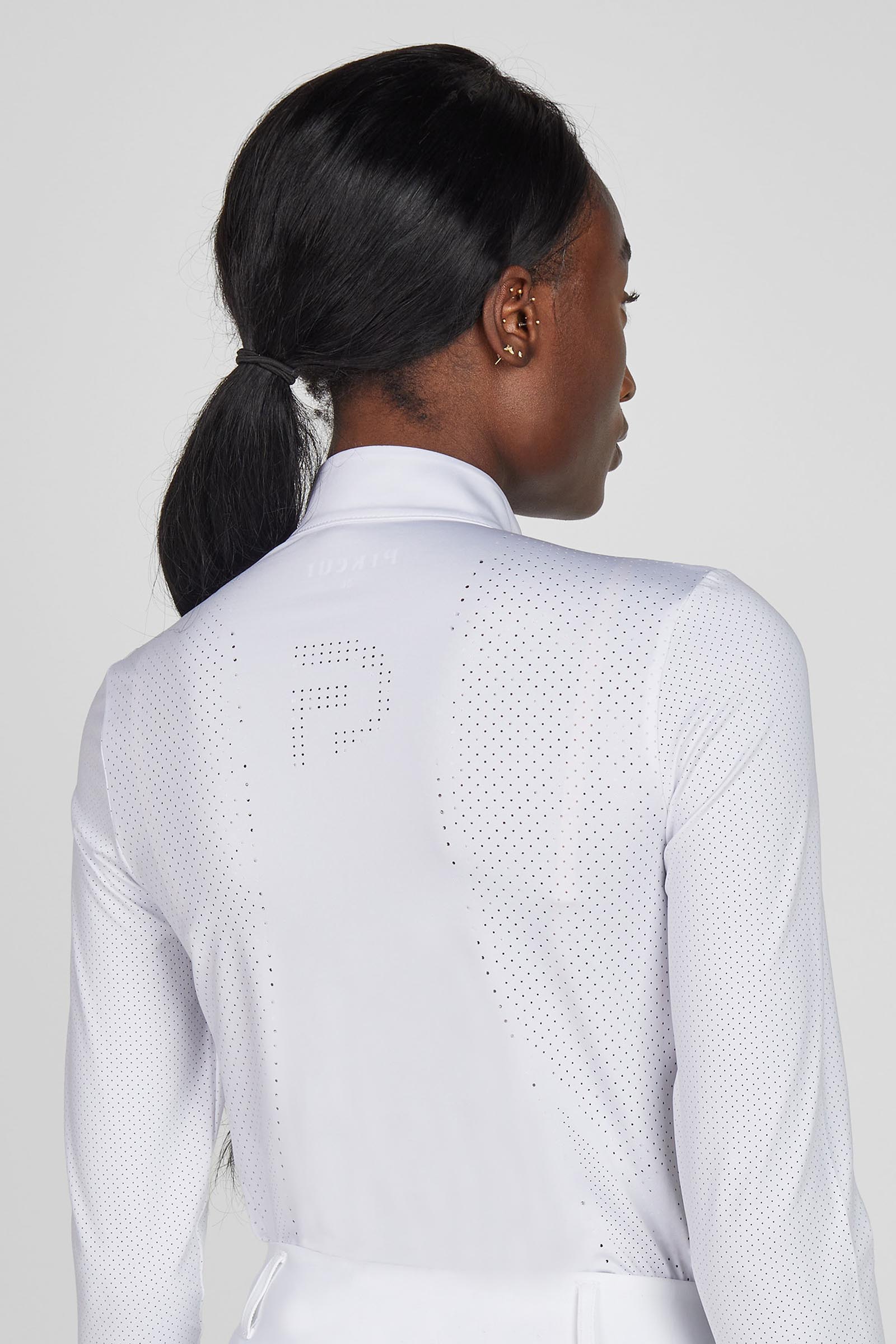 Pikeur Damen Laser-Cut Langarmshirt