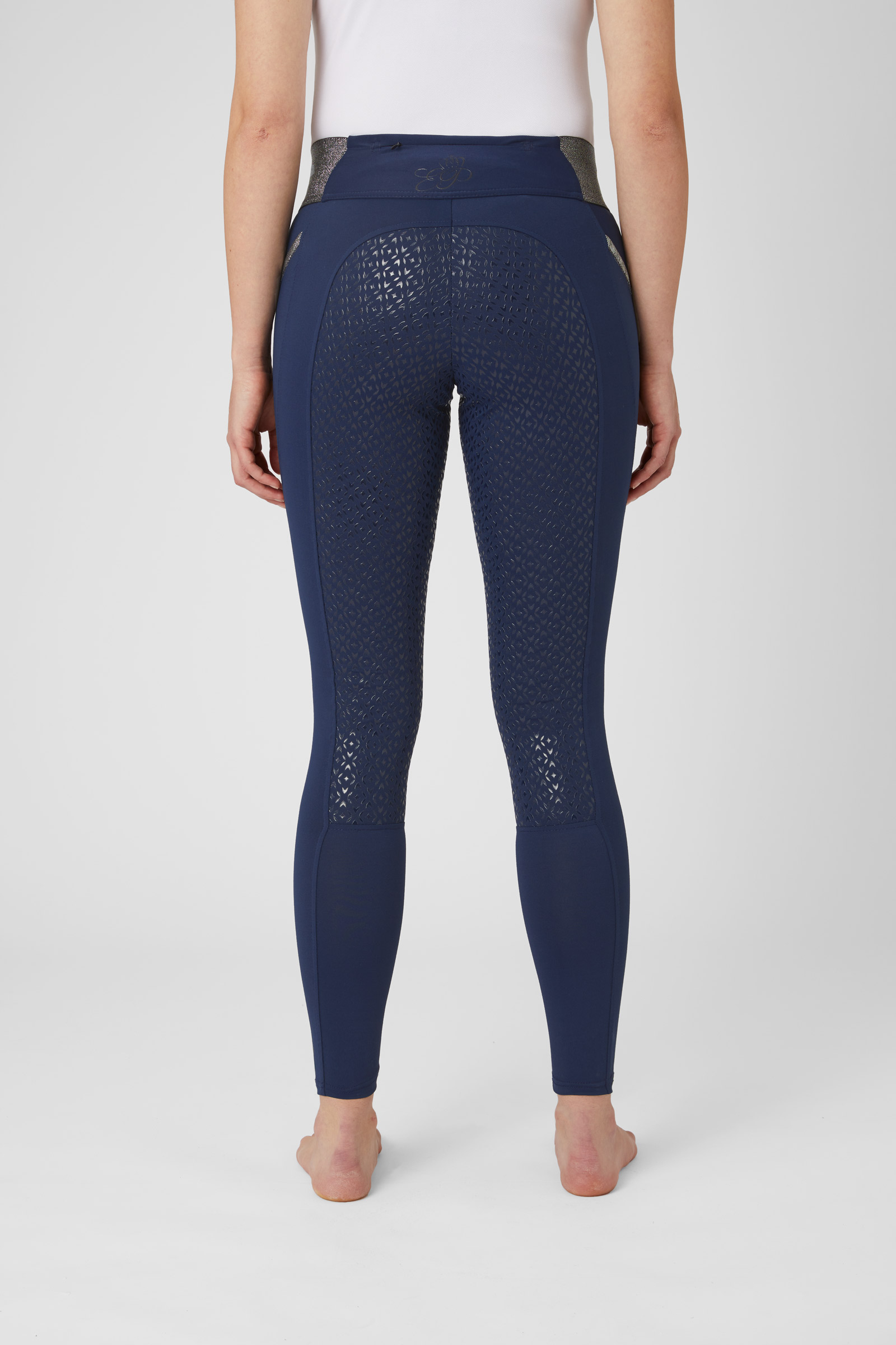 Damen Reitleggings mit Vollbesatz und Glitzerbund