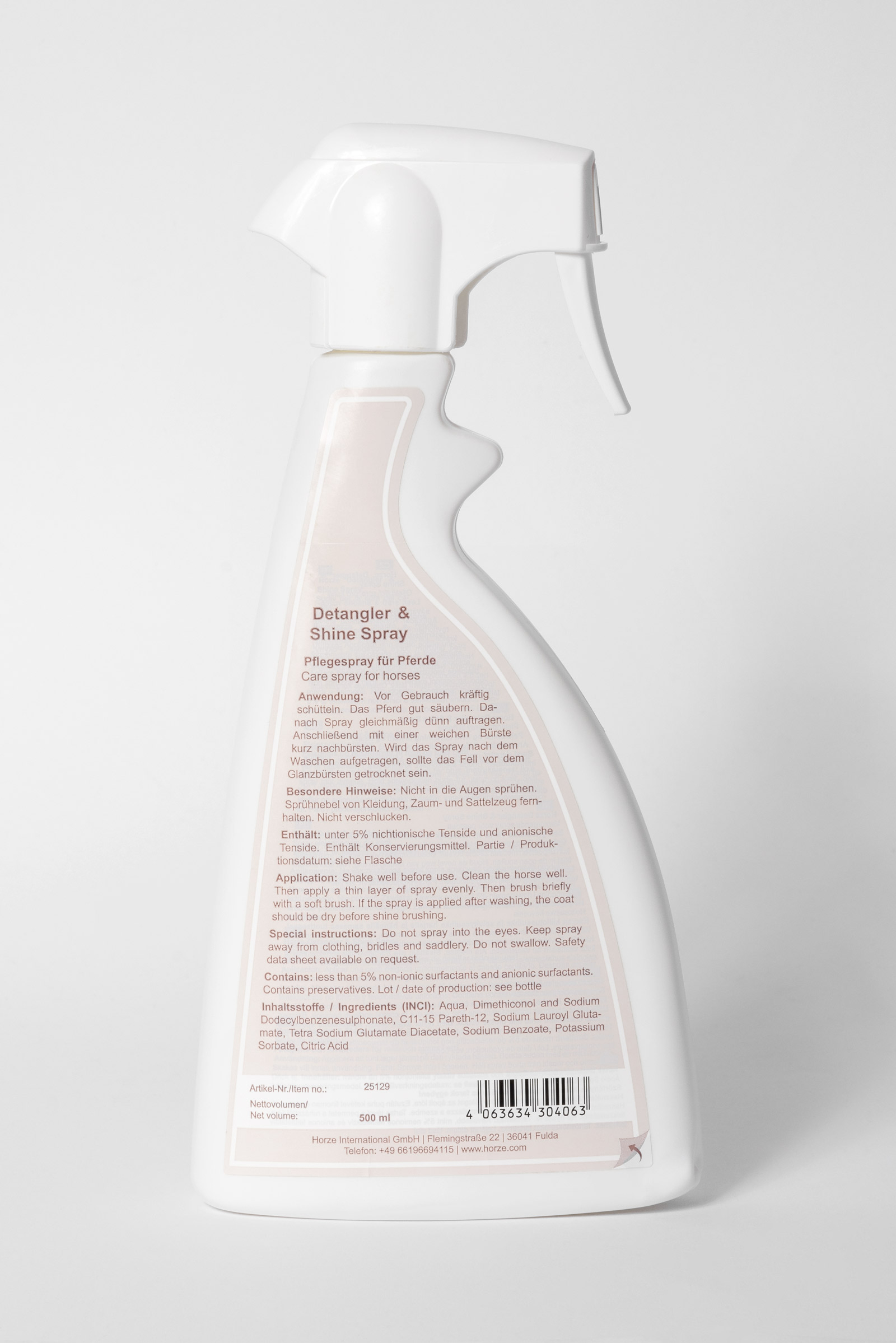 Horze Mähnen- und Schweif Glanz Spray, 500ml