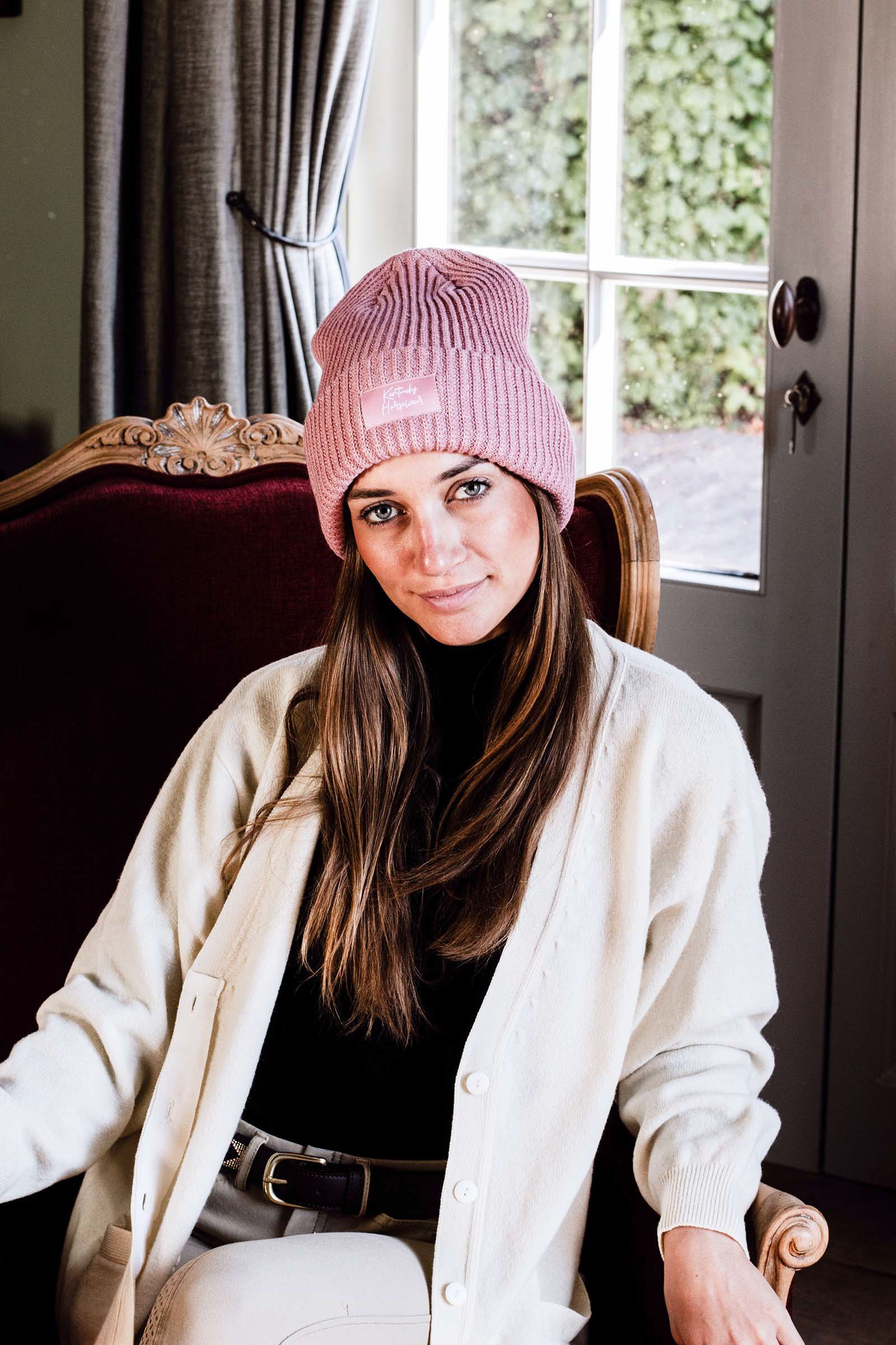 Light Pink Kentucky Horsewear Glitter Mütze