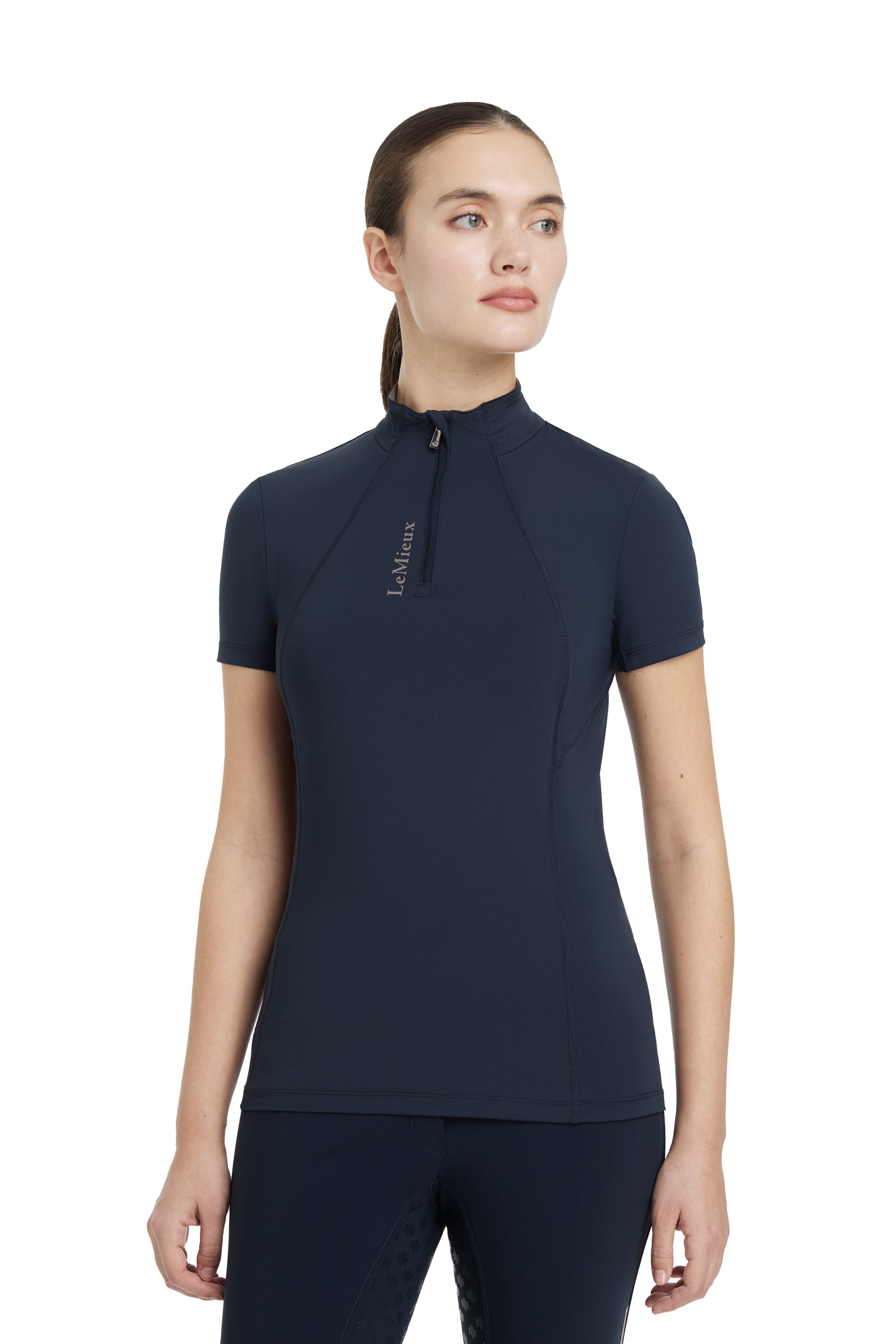 Navy LeMieux Classique Damen Kurzarm Baselayer