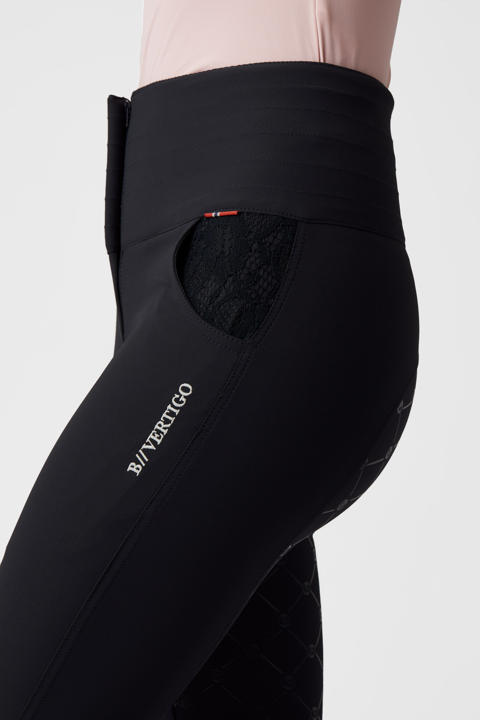 B Vertigo Natalia Damen Reithose mit Spitzentaschen
