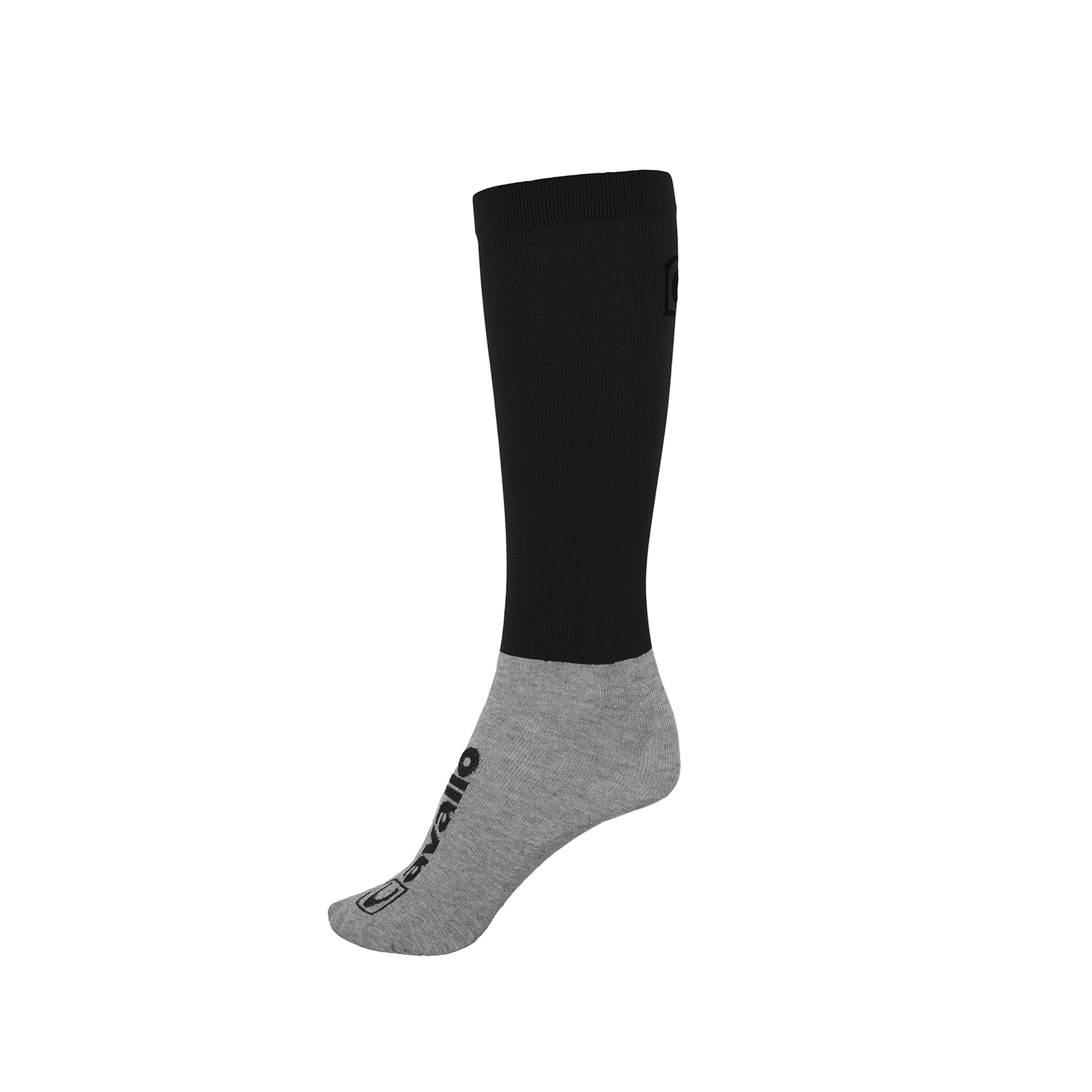 Black/Gray Cavallo Cavalsaba Duo Unisex Reitsocken