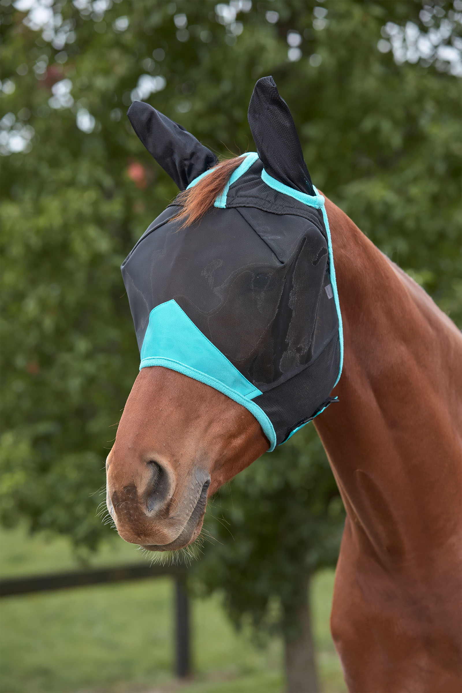 Weatherbeeta Comfitec Deluxe Fine Mesh Fliegenmaske mit Ohren