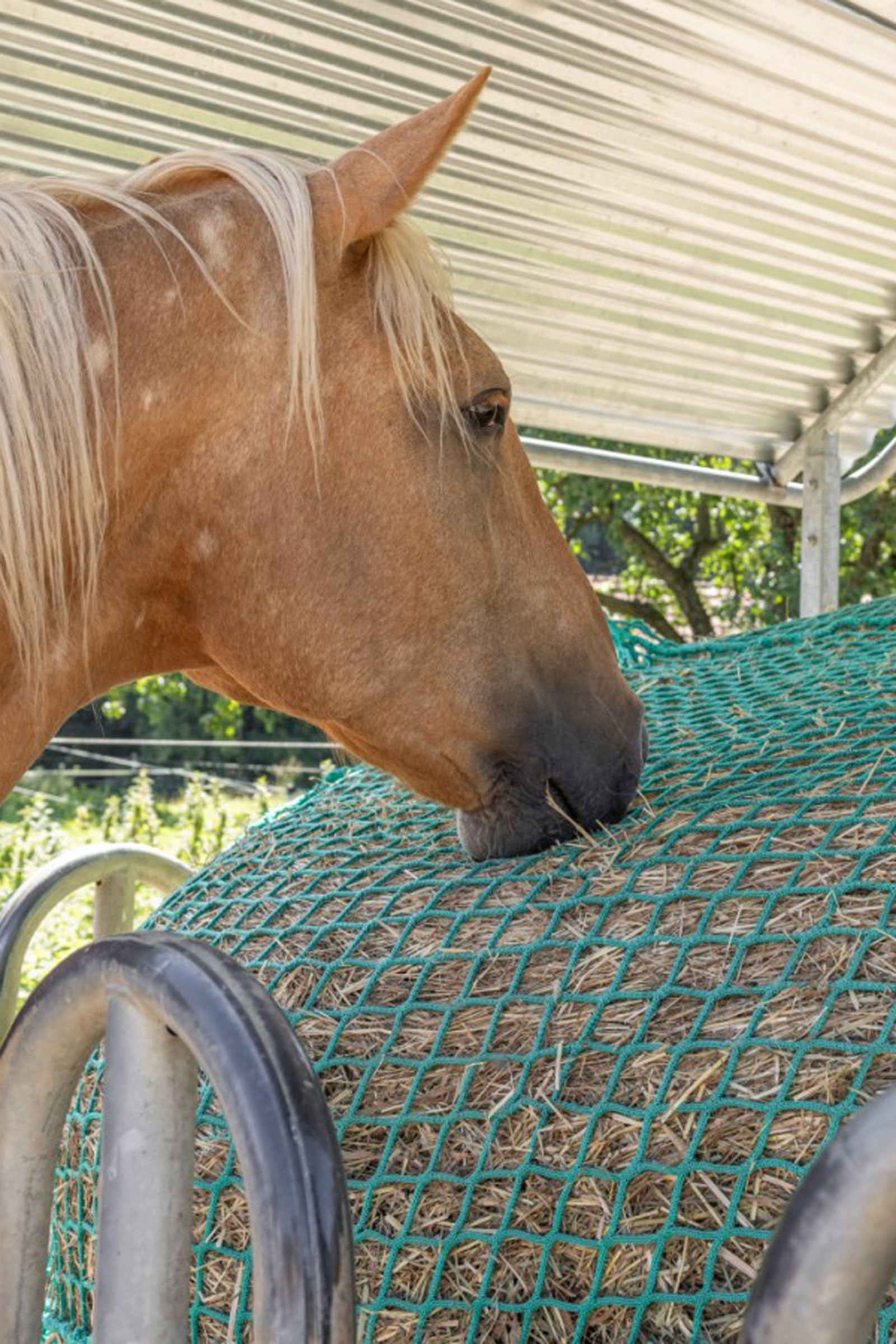 Kerbl Heunetz für Rundballen, hängbar