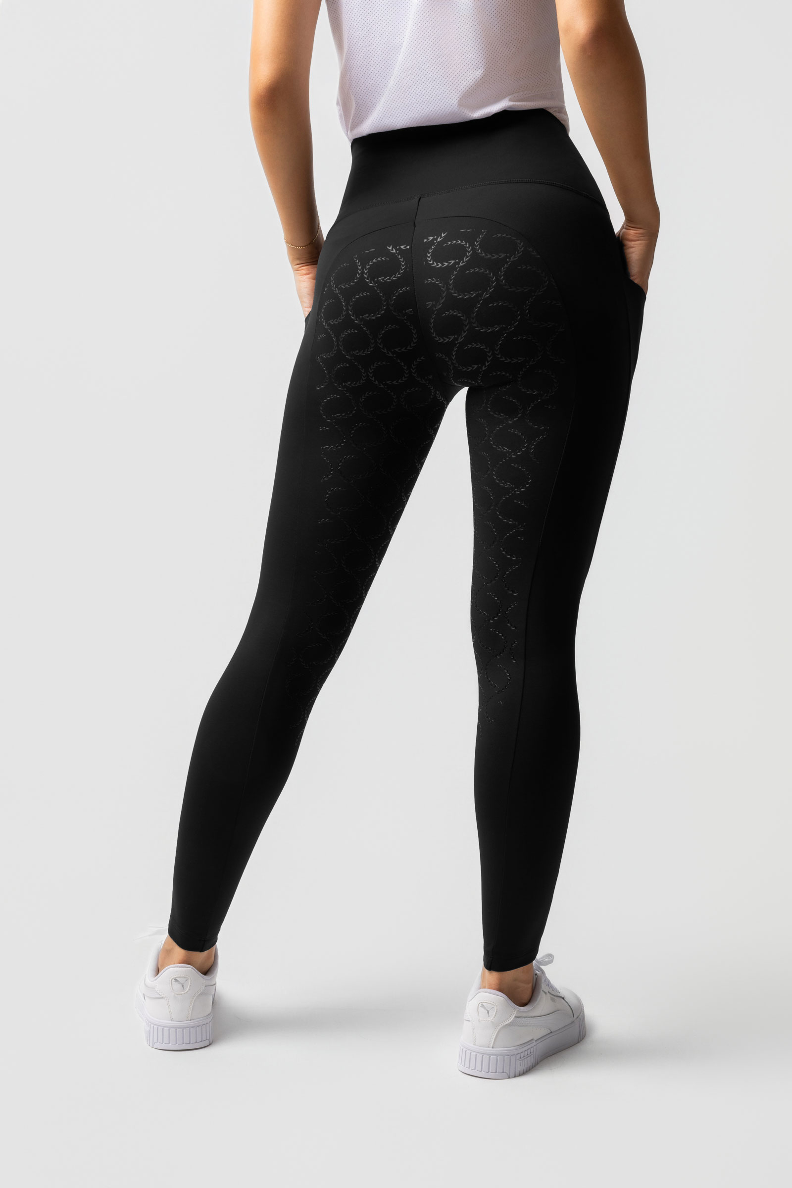 Horze Gillian Damen Thermo Vollbesatz Leggings
