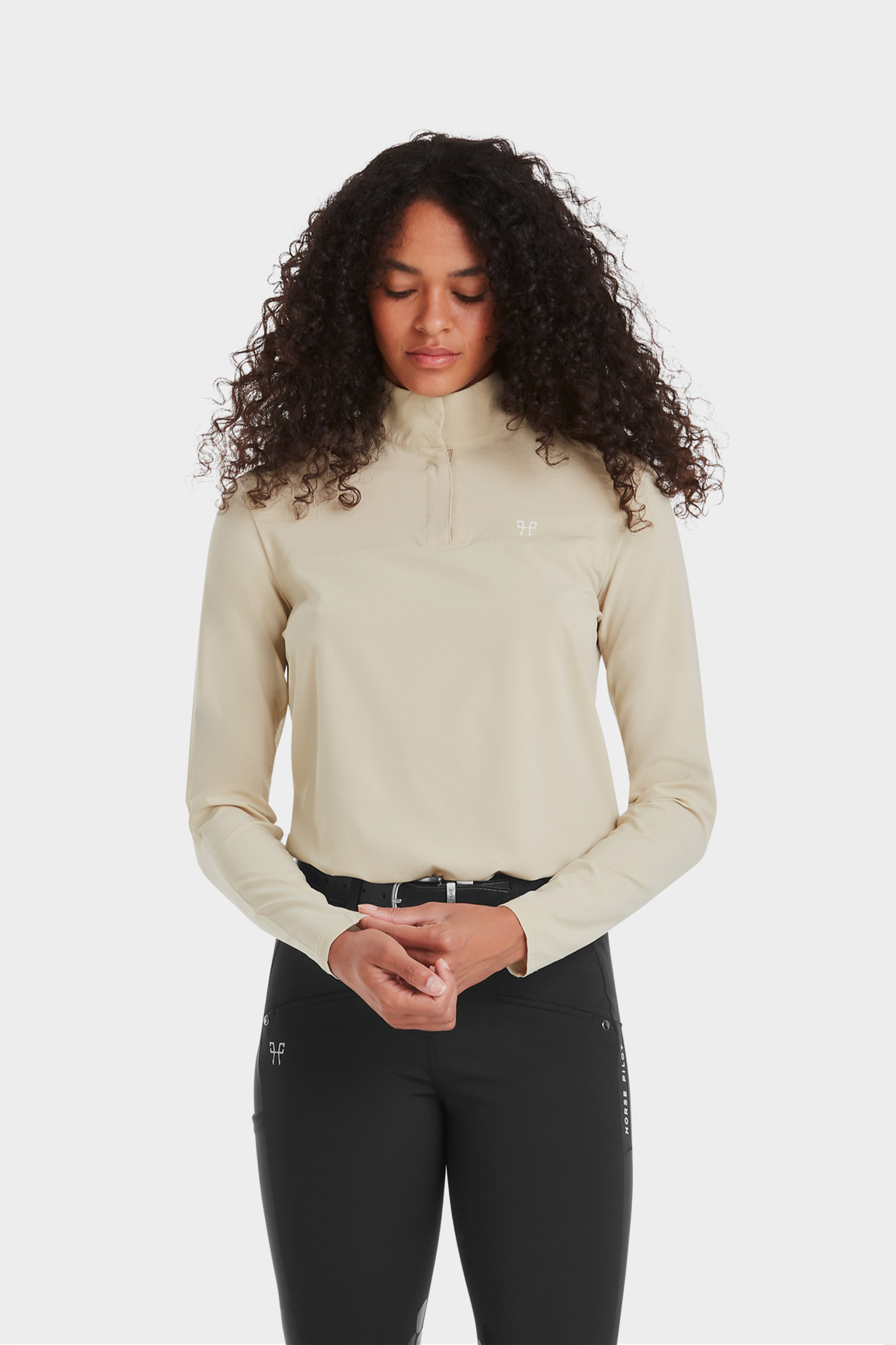 Latte Horse Pilot Sunrise Damenhemd