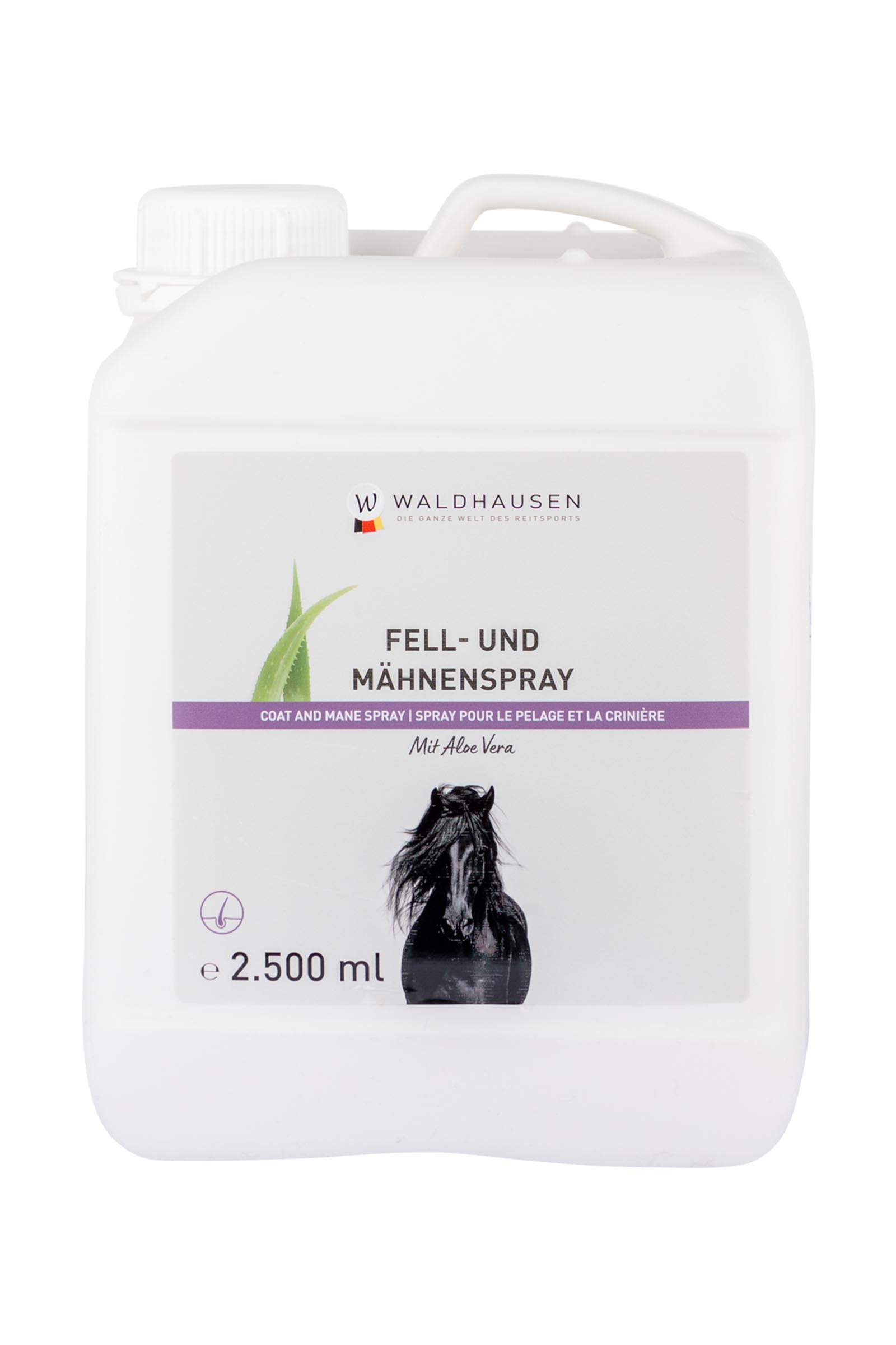 Waldhausen Pflegespray für Mähne & Schweif mit Aloe Vera, 2,5 l