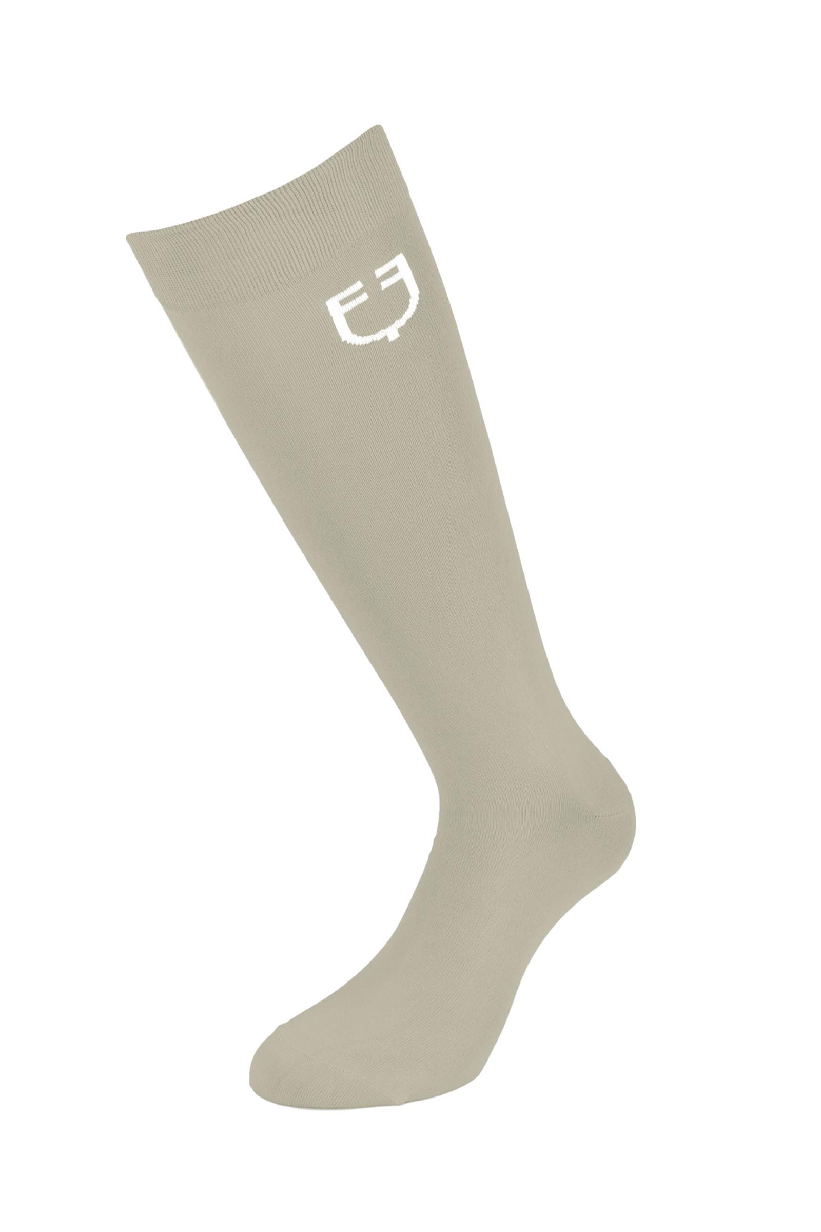 Oxford Tan/White Equestro SS2026 Unisex leichte Basic Socken