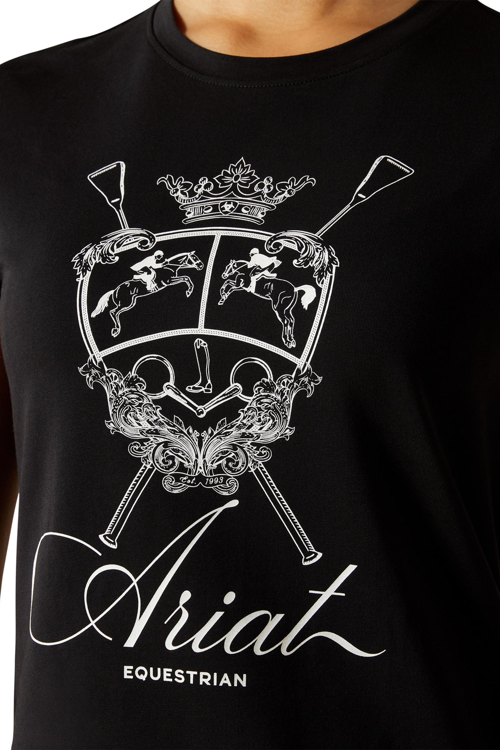 Ariat Ritzy Logo Kinder T-Shirt mit kurzen &Auml;rmeln