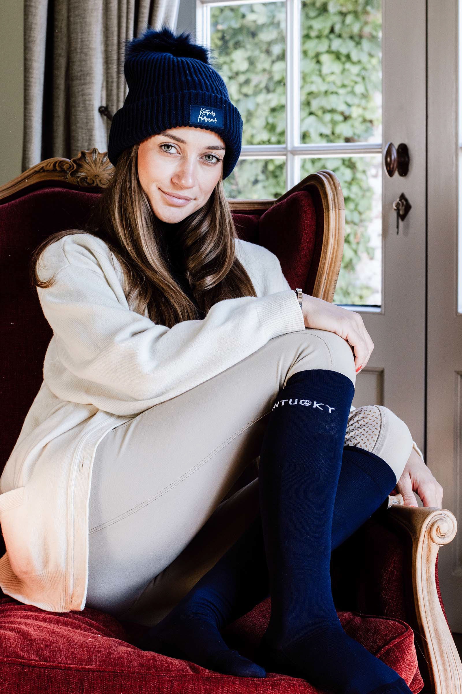 DB/AB Kentucky Horsewear Bommelm&uuml;tze