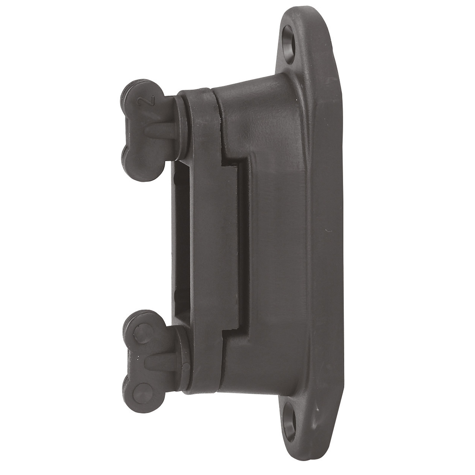Farm Patrol Profi Eck-/Streckenisolator, schwarz, f&uuml;r 4cm-Band, 10 stk
