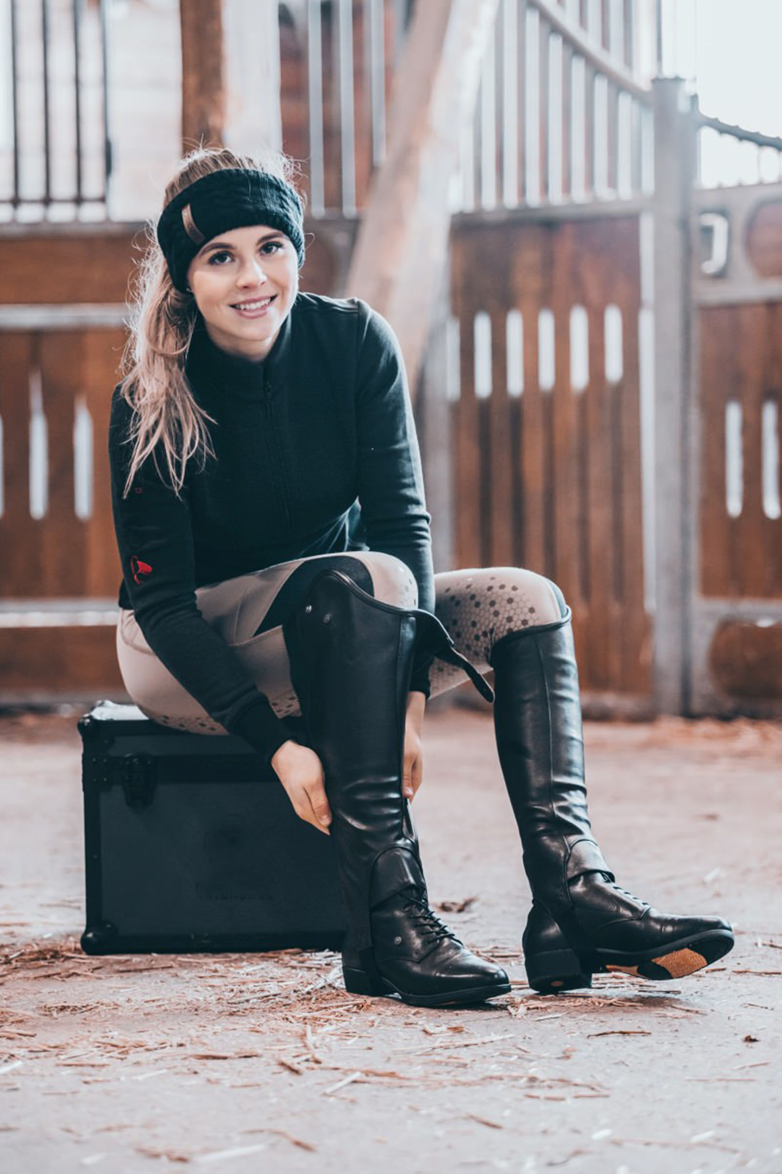 Suedwind Footwear Advanced II BZ Lace weiche Jodhpur-Stiefeletten mit Rei&szlig;verschluss hinten und Schn&uuml;rung