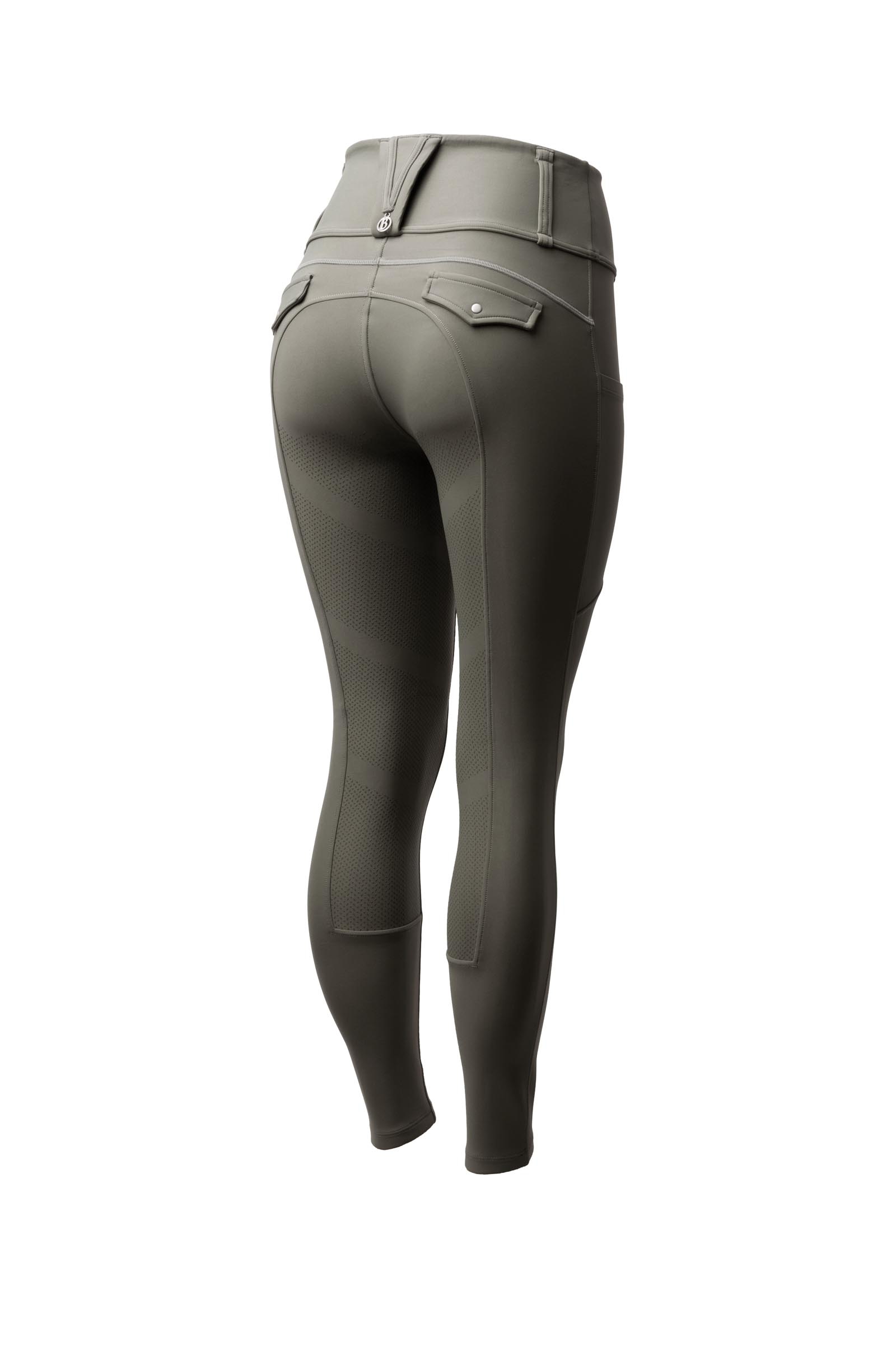 Green B Vertigo Chiara Vollbesatzreithose mit Kompression und Hybrid-Design  