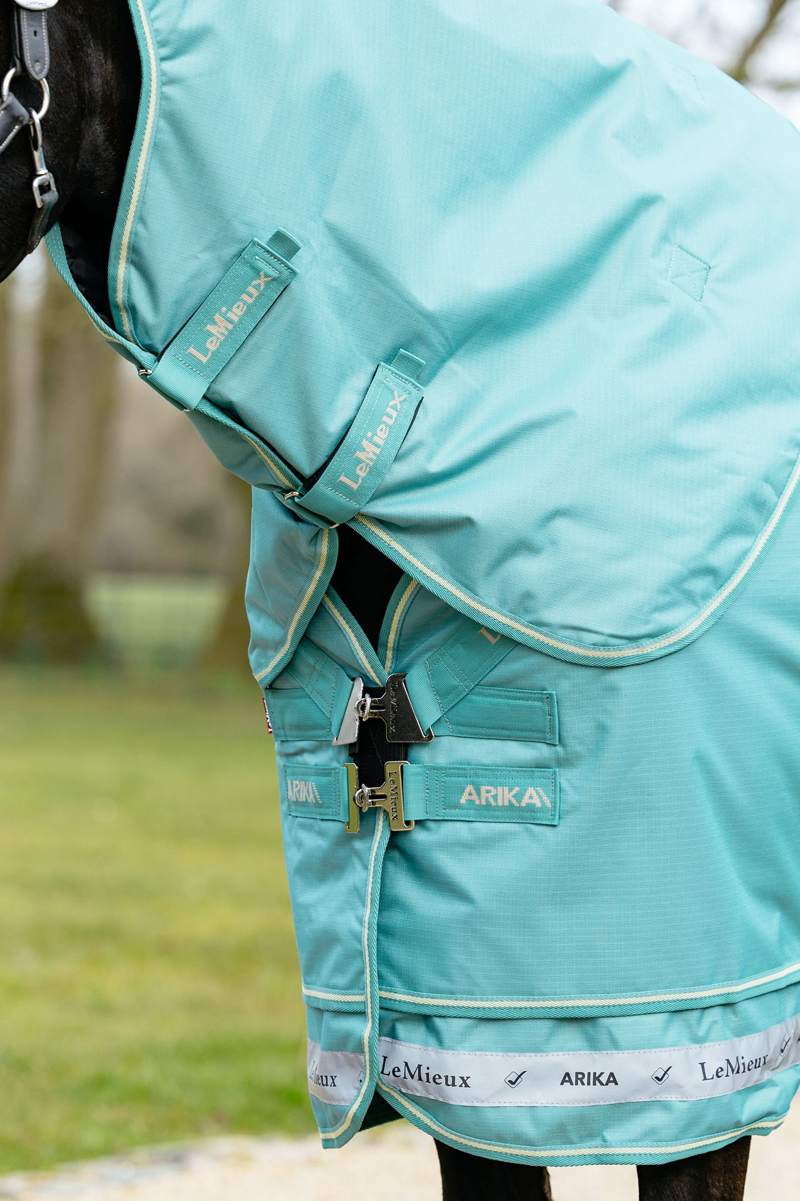 LeMieux Arika 600D Weidedecke mit abnehmbarem Halsteil, 0g