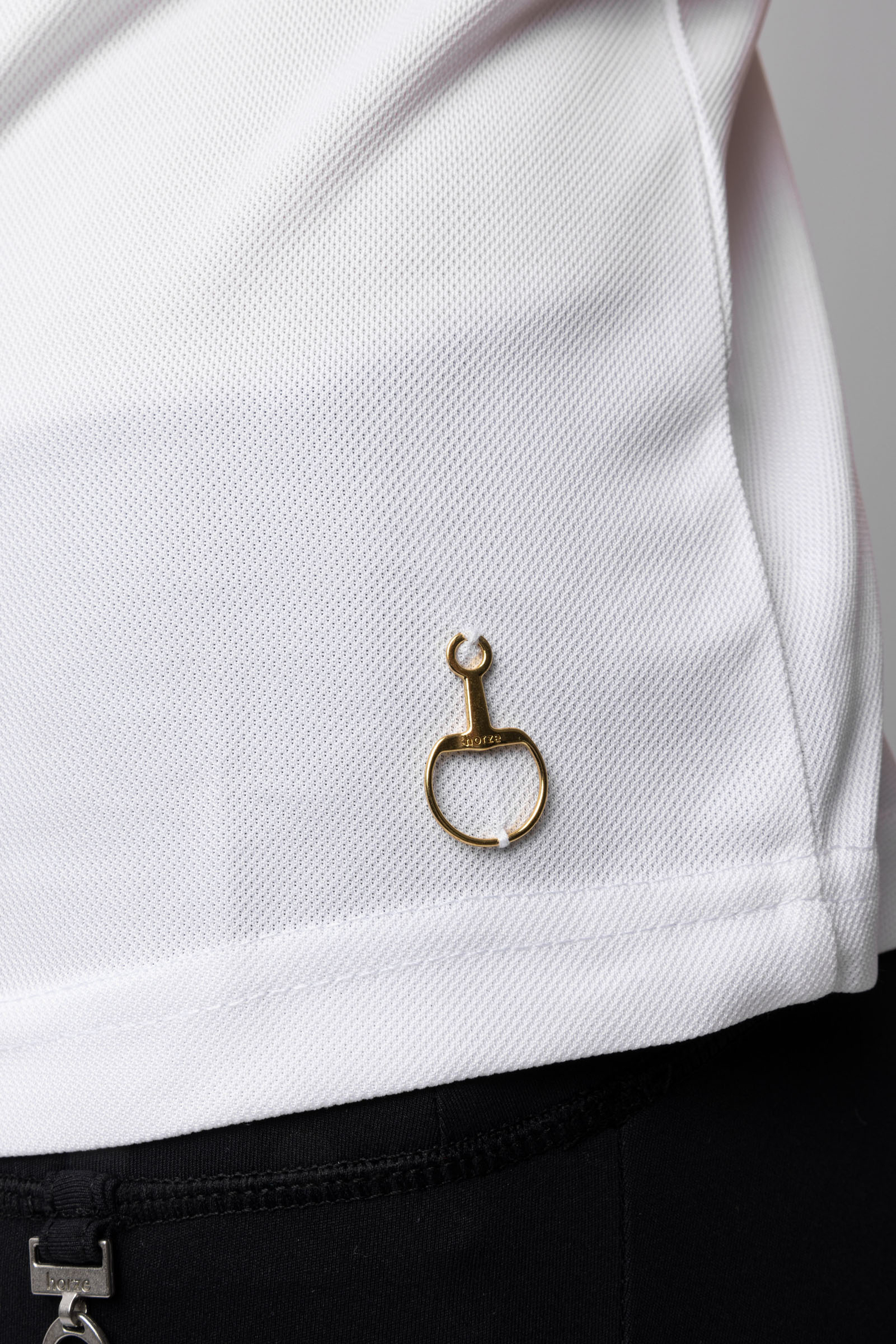 Horze Christel Kinder Turniershirt mit Kurzarm und Rüschen