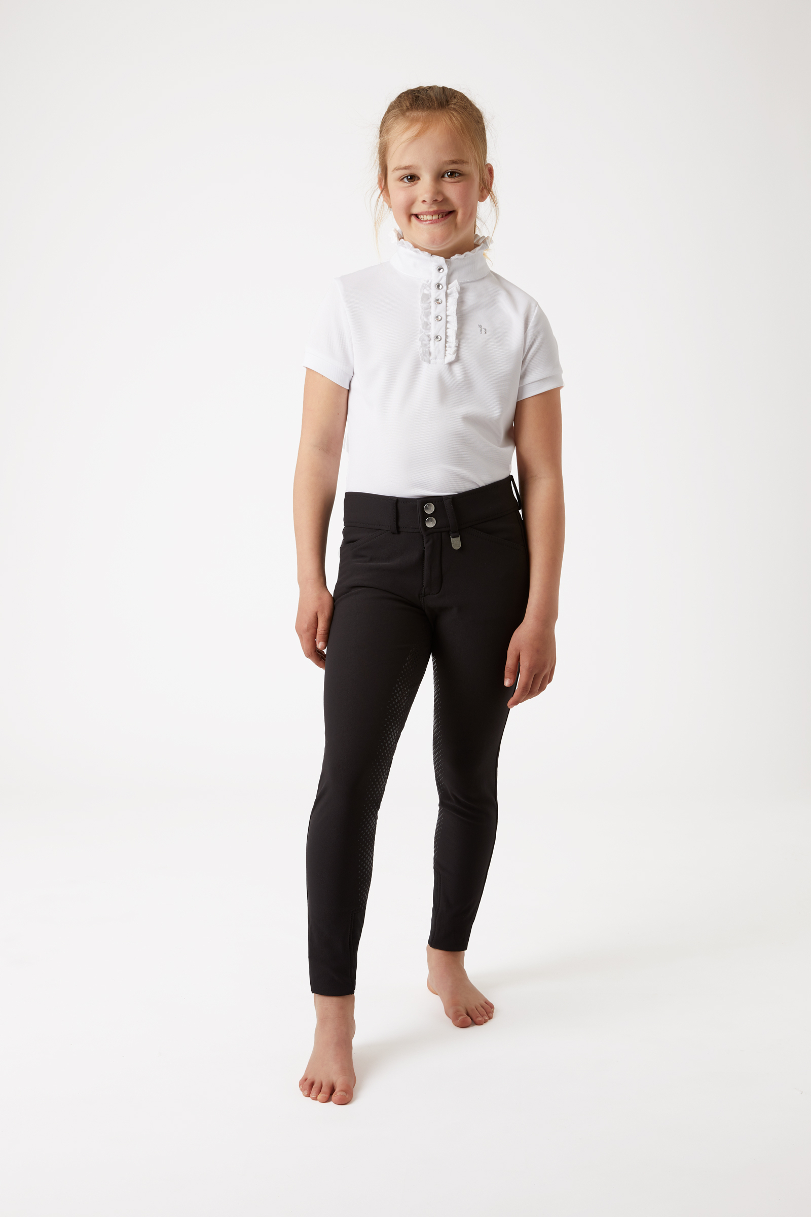 Horze Grand Prix Kinder-Vollbesatzreithose mit Silikongrip, UPF 50+