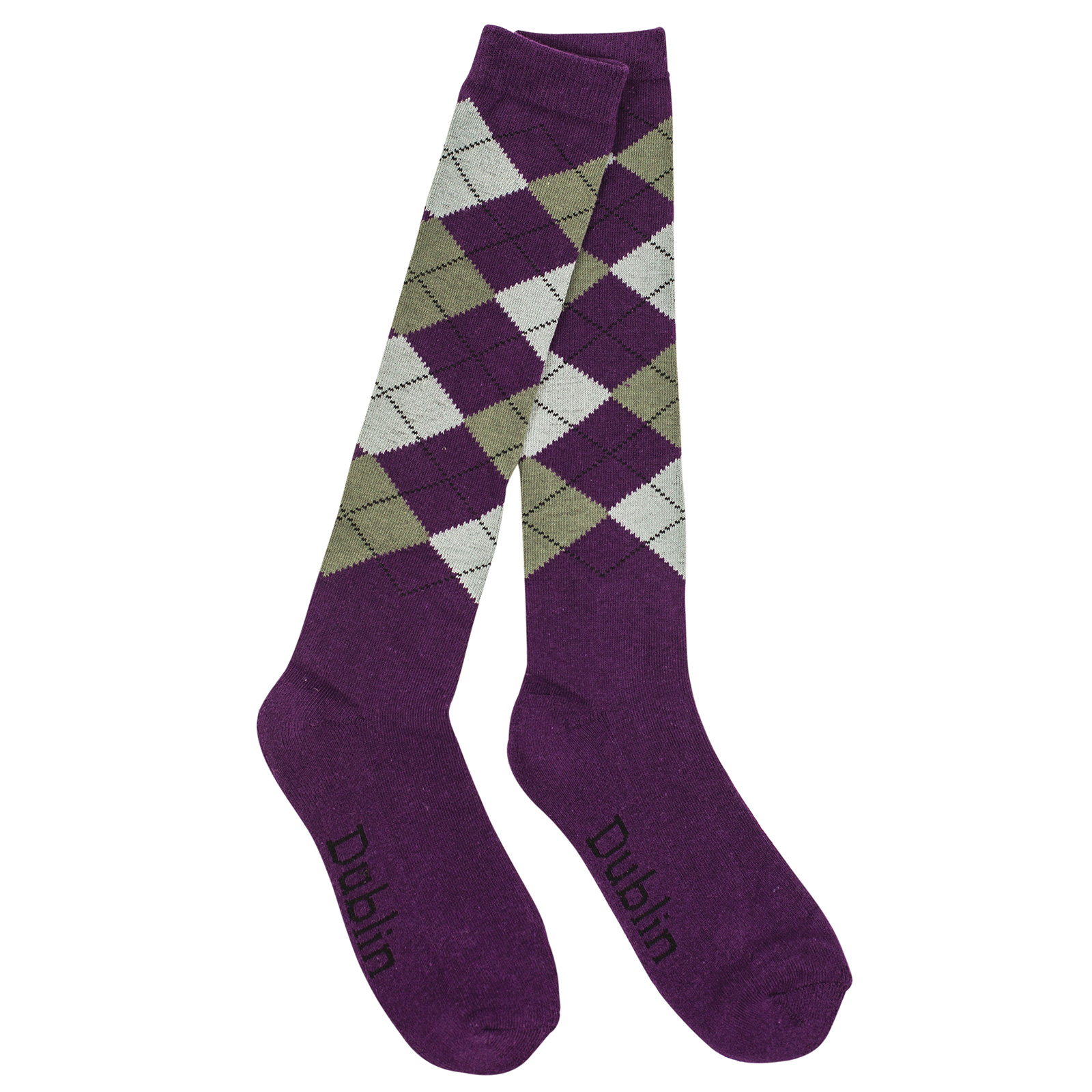Purple/ Ash Dublin Argyle Socken
