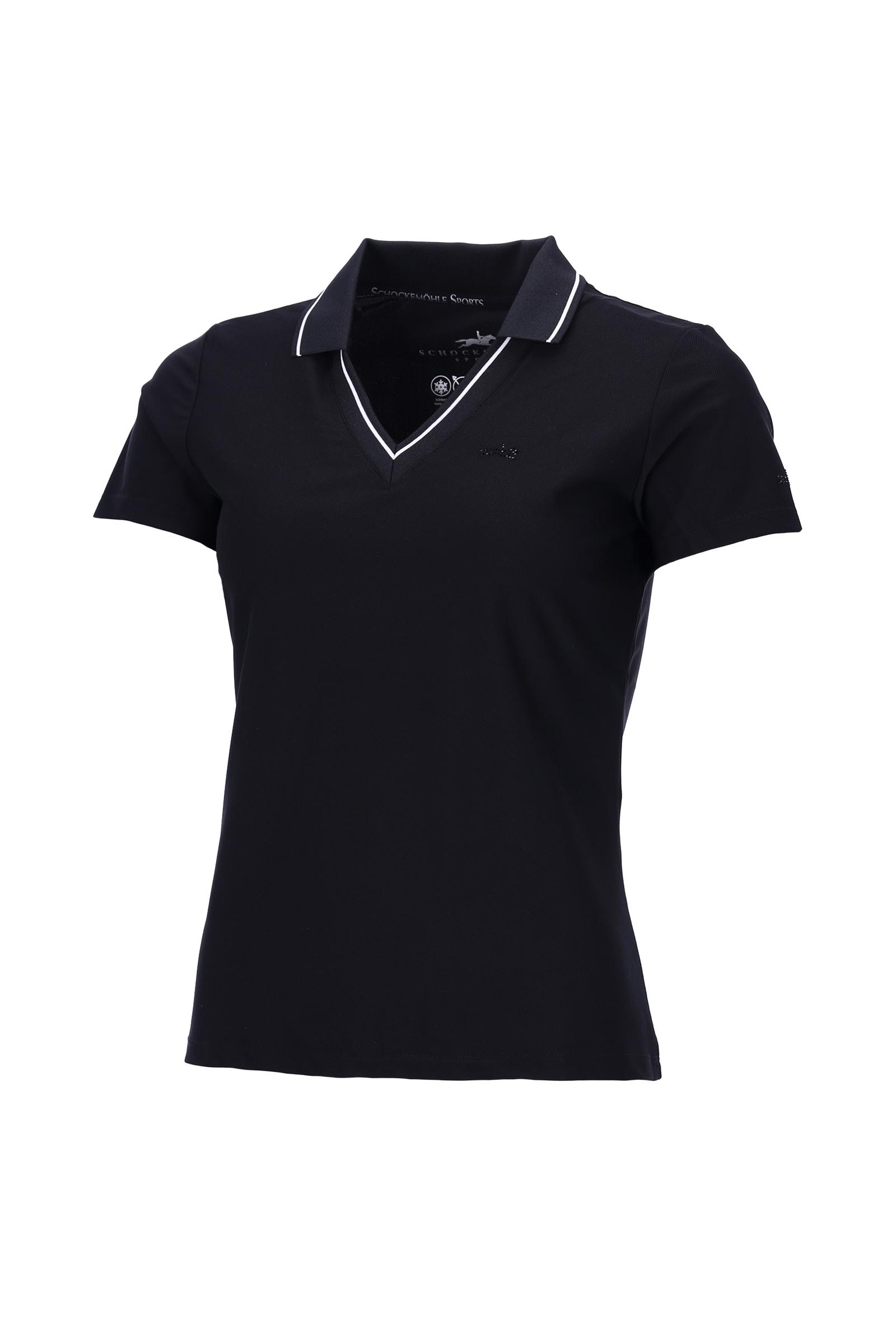 Black Schockem&ouml;hle Sports Miley Style Damen-Funktions-Poloshirt