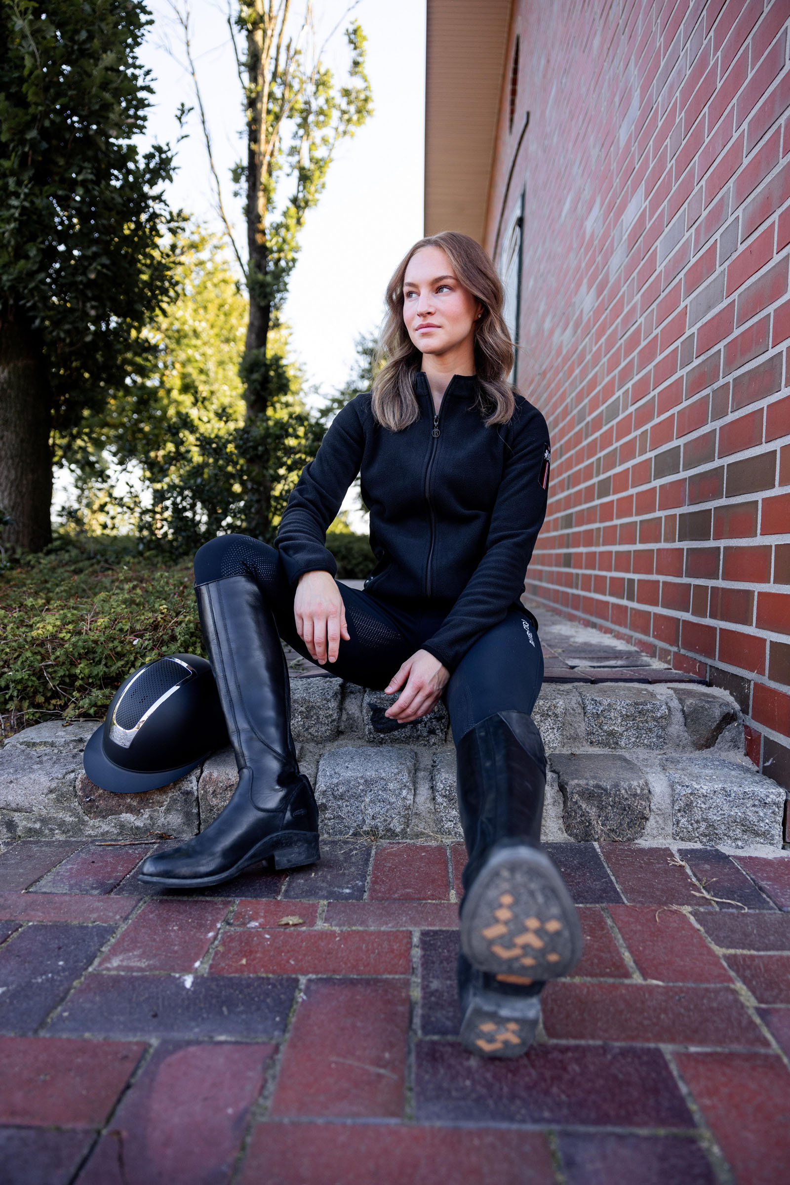 B Vertigo Cleo Damen Stretch Fleece Reitjacke