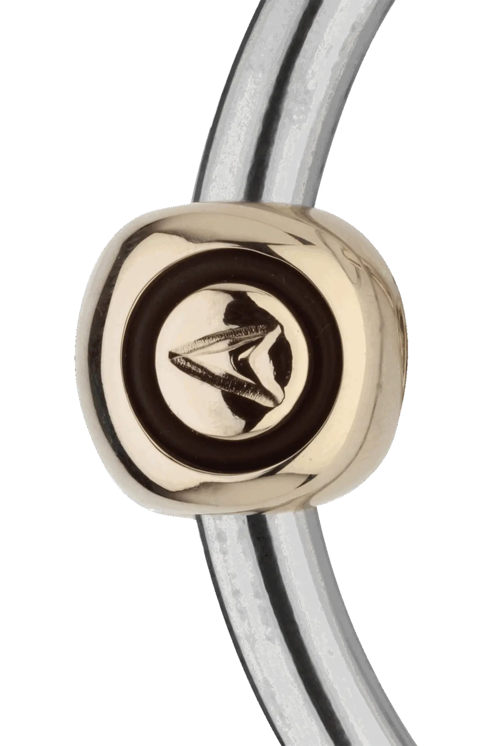 Sprenger Novocontact Olivenkopfgebiss 14 mm doppelt gebrochen Sensogan mit D-f&ouml;rmigen Ringen