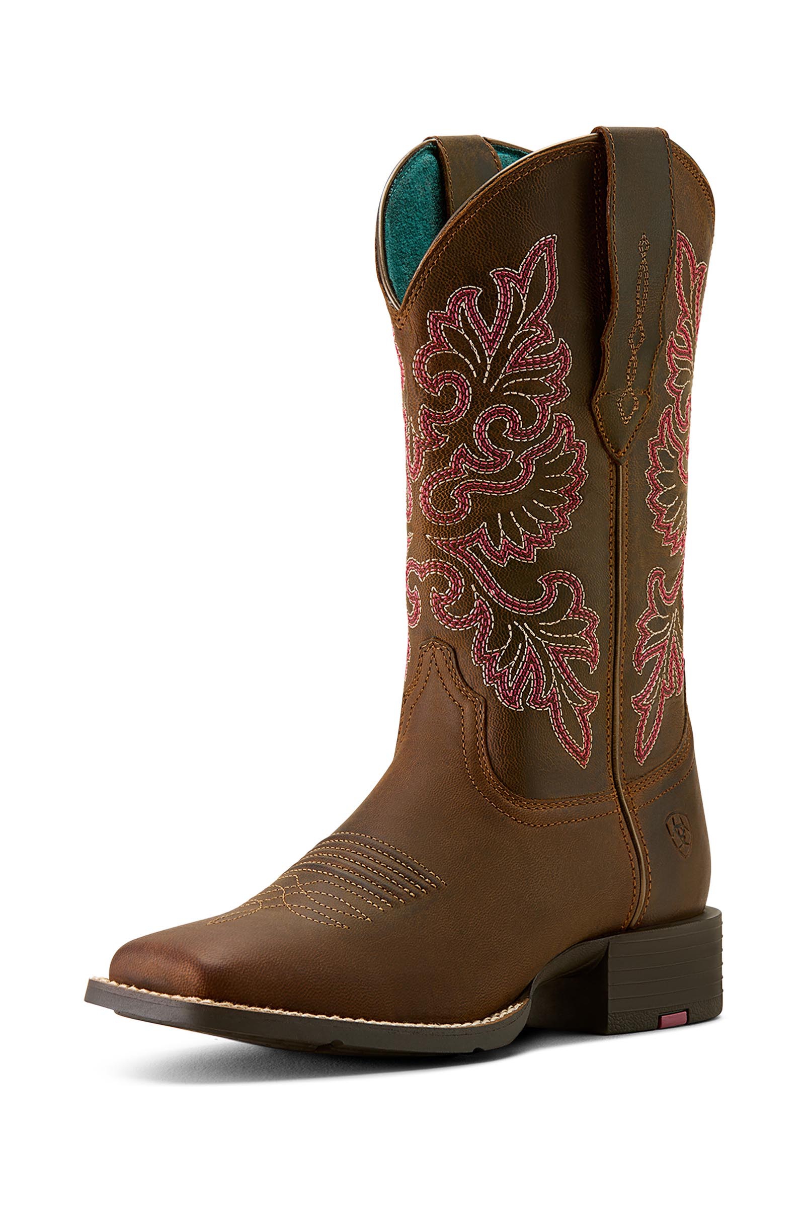Ariat Round Up Wide Square Toe Damen Westernstiefel