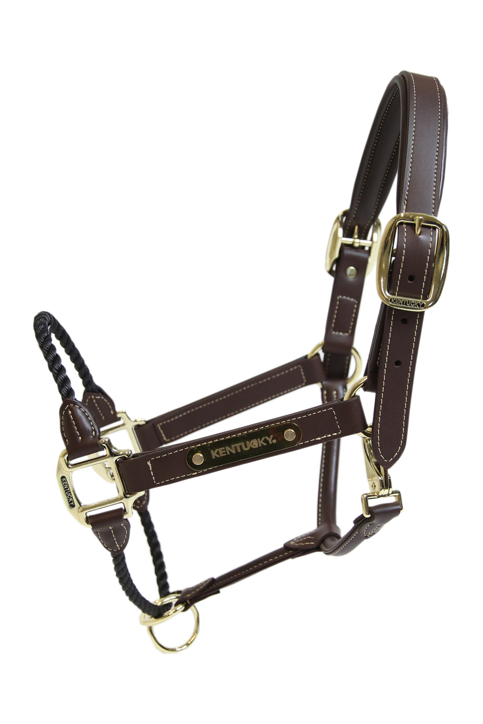 Kentucky Horsewear Leder Knotenhalfter