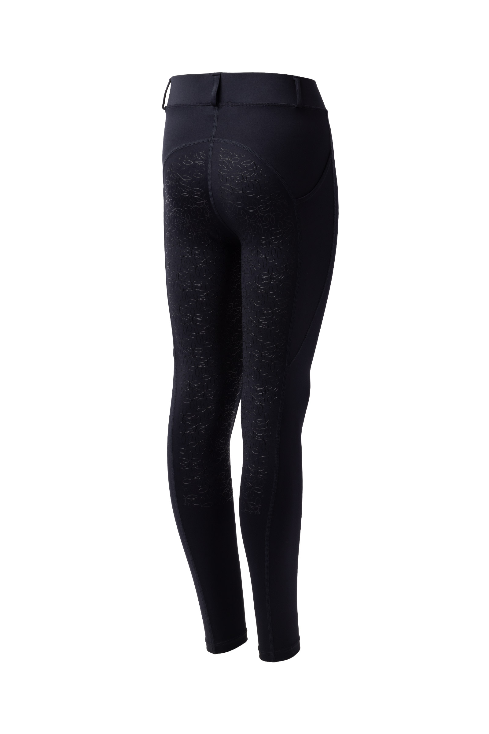 dark navy Horze Dea Kinder Vollbesatzreitleggings  