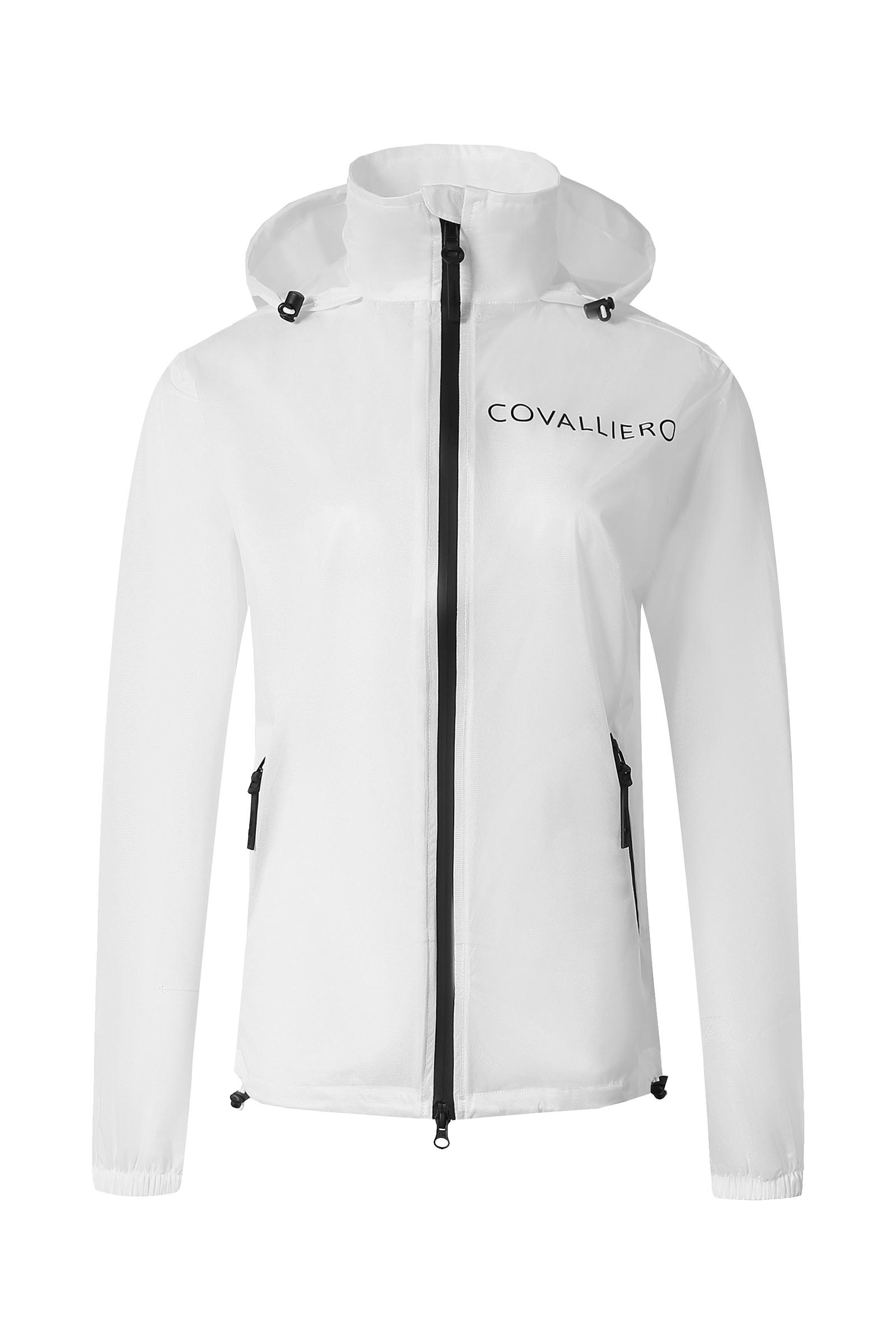 Covalliero ClearView Damen Halbtransparente Regenjacke SS25