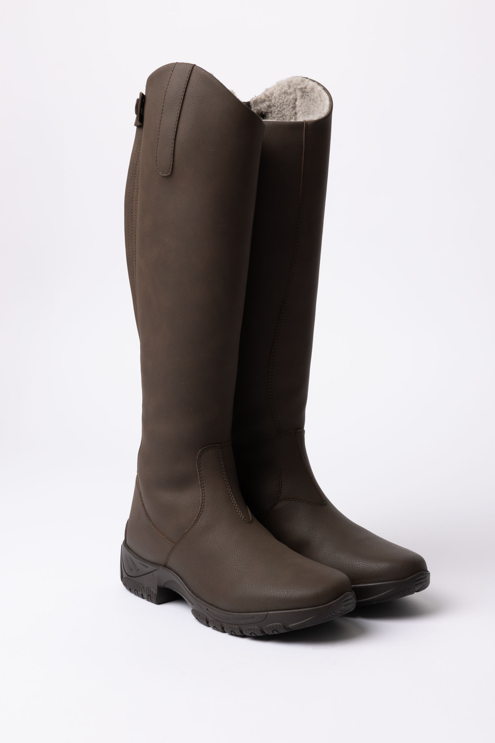 Dark Brown Horze Arctica Veganer Winterstiefel