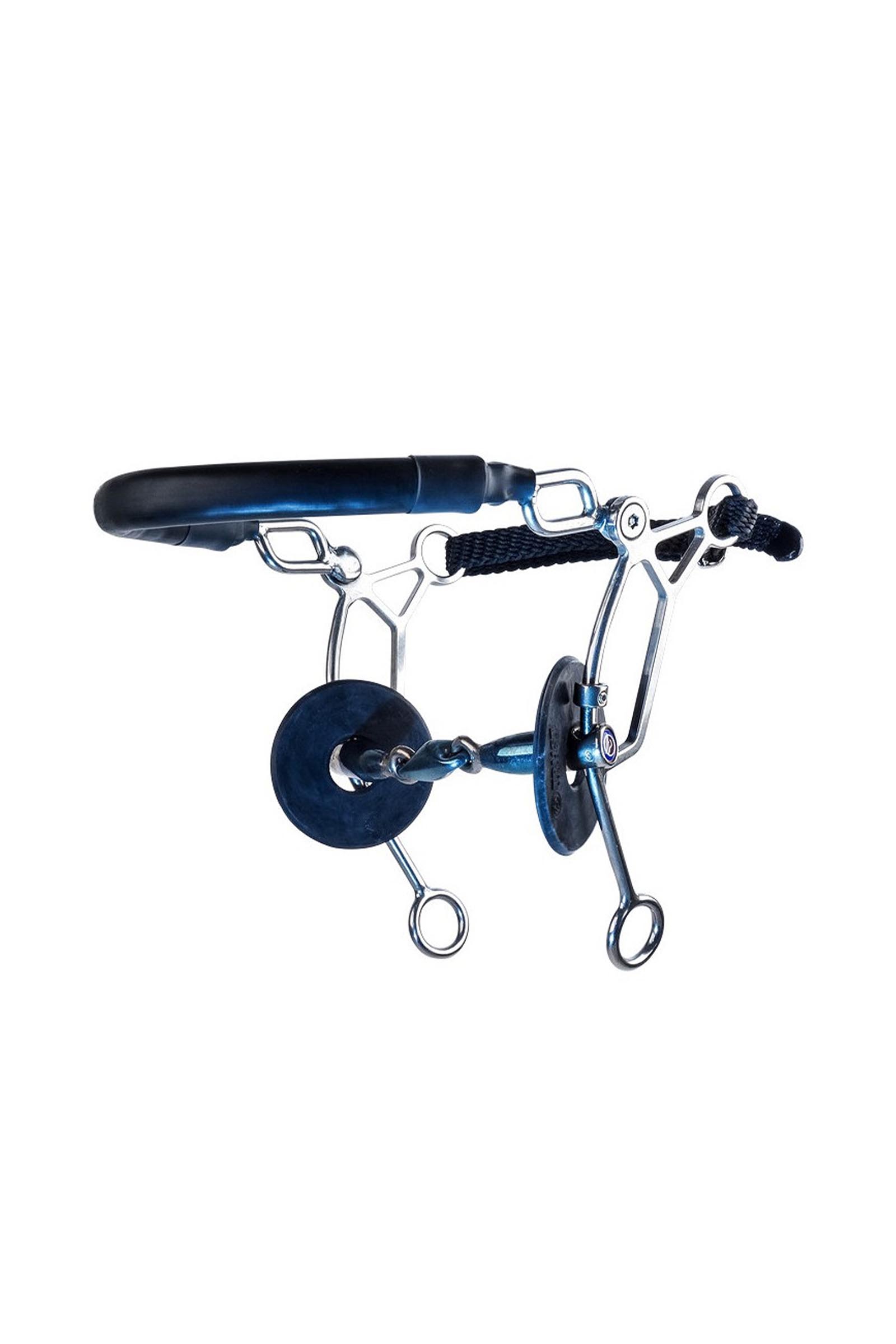 Trust Equestrian Sweet Iron Hackamore Combi Lange Anz&uuml;ge Doppelt Gebrochen