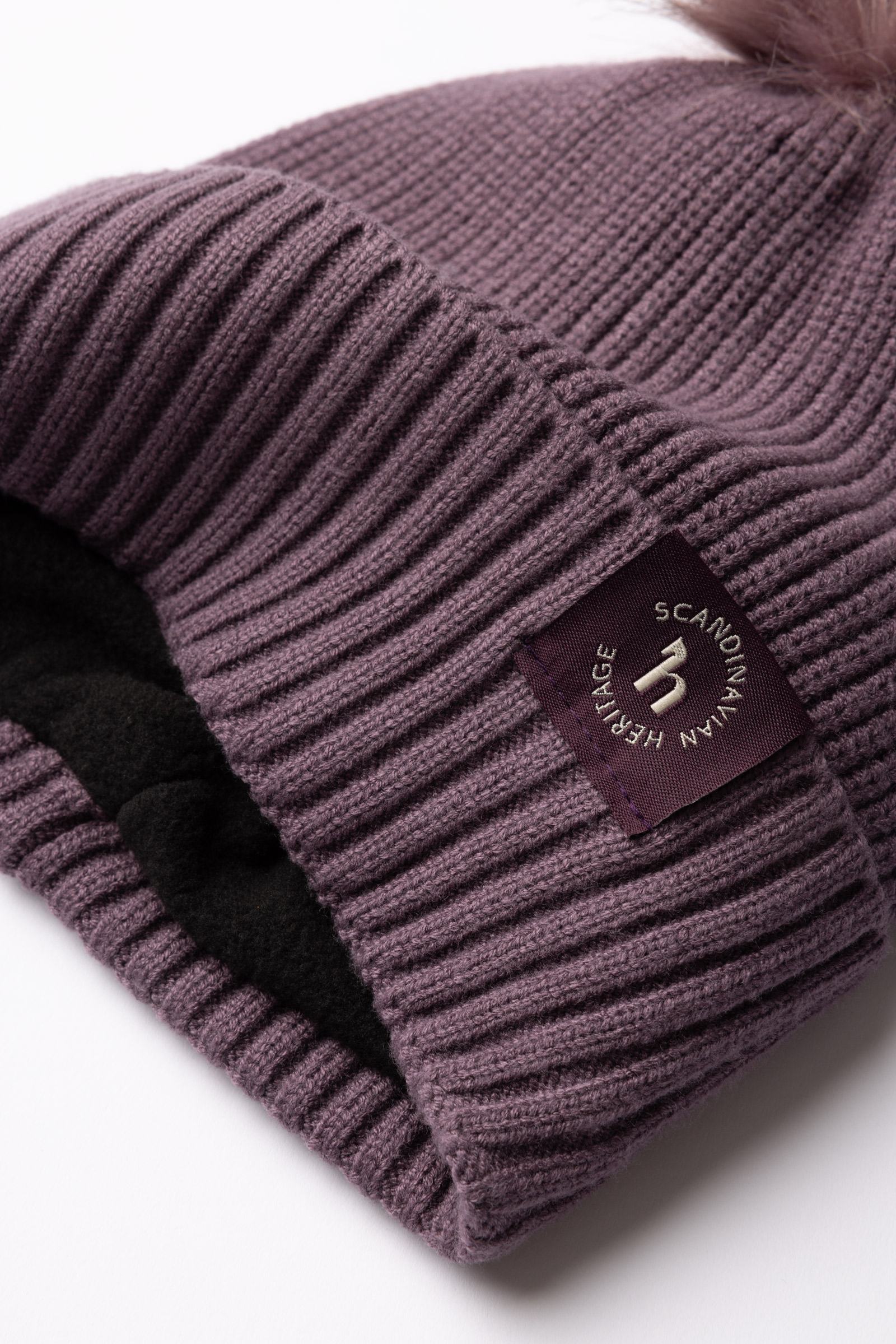 Horze Noa Kinder gestrickte Mütze mit abnehmbarem Bommel