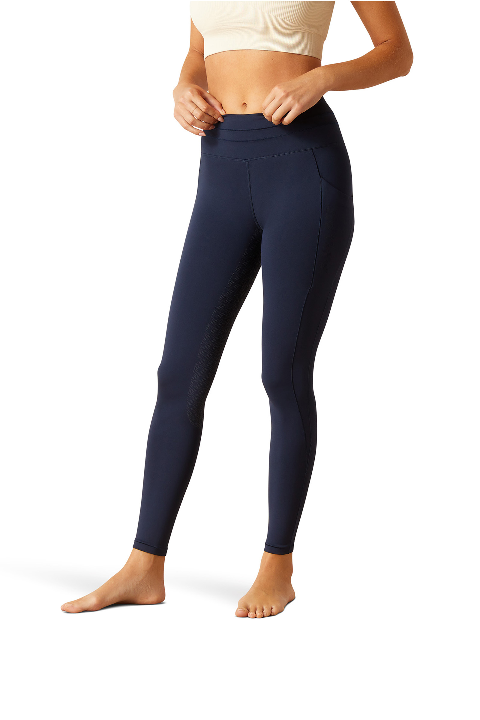 Navy Eclipse Ariat Eos 2.0 Damen Reitleggings mit Vollgrip
