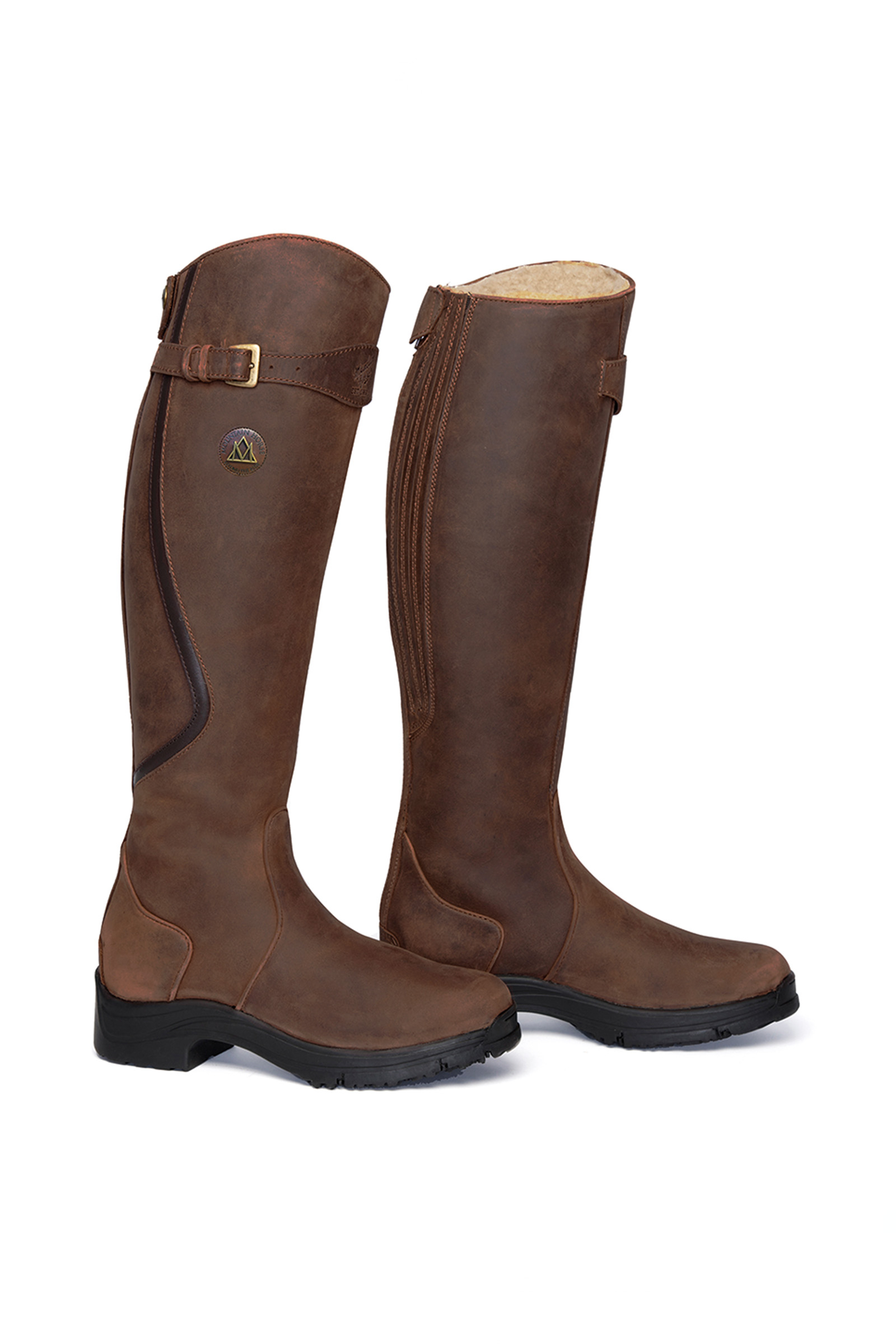 Brown Mountain Horse Snowy River Damen Winterreitstiefel